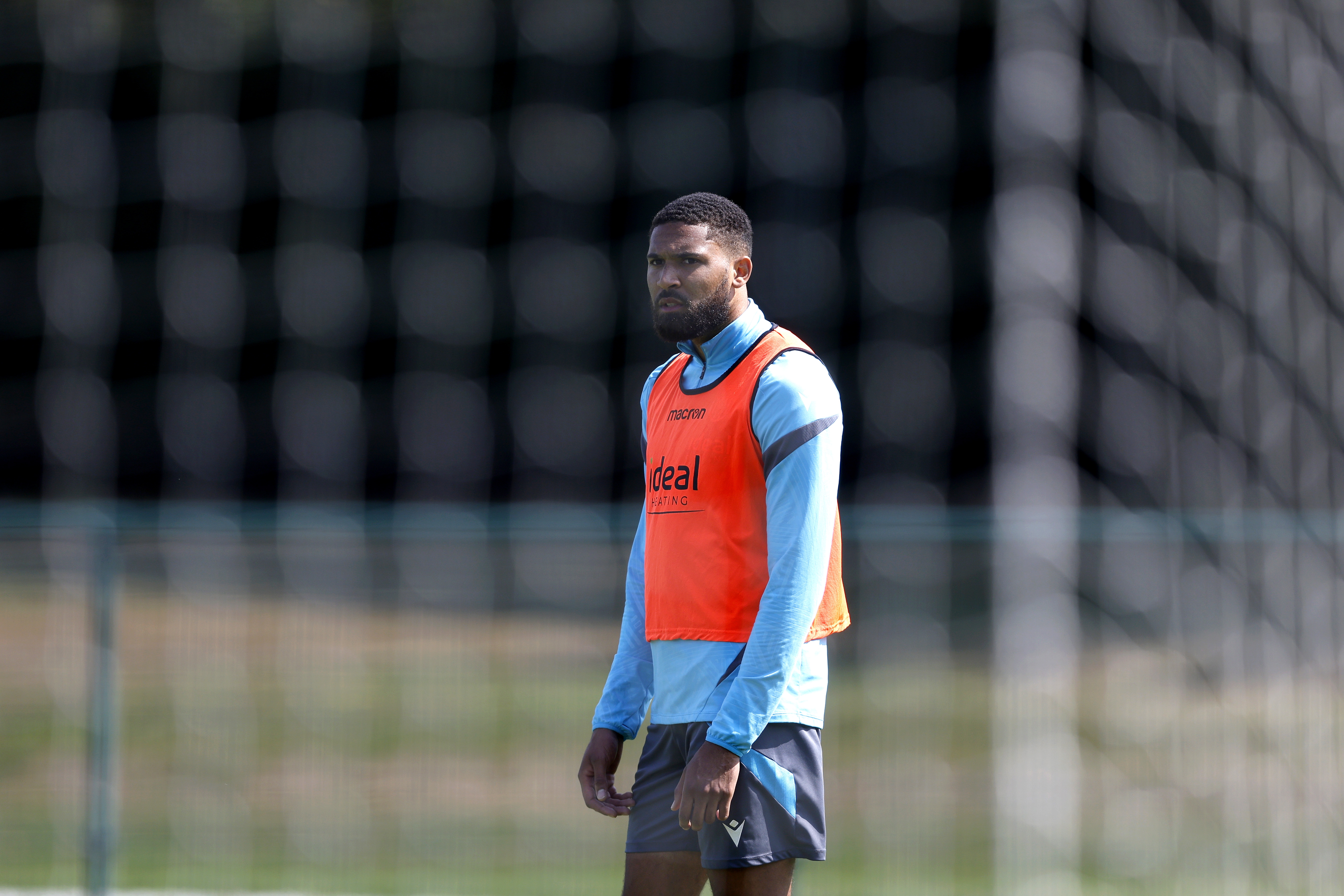 Albion players in training.