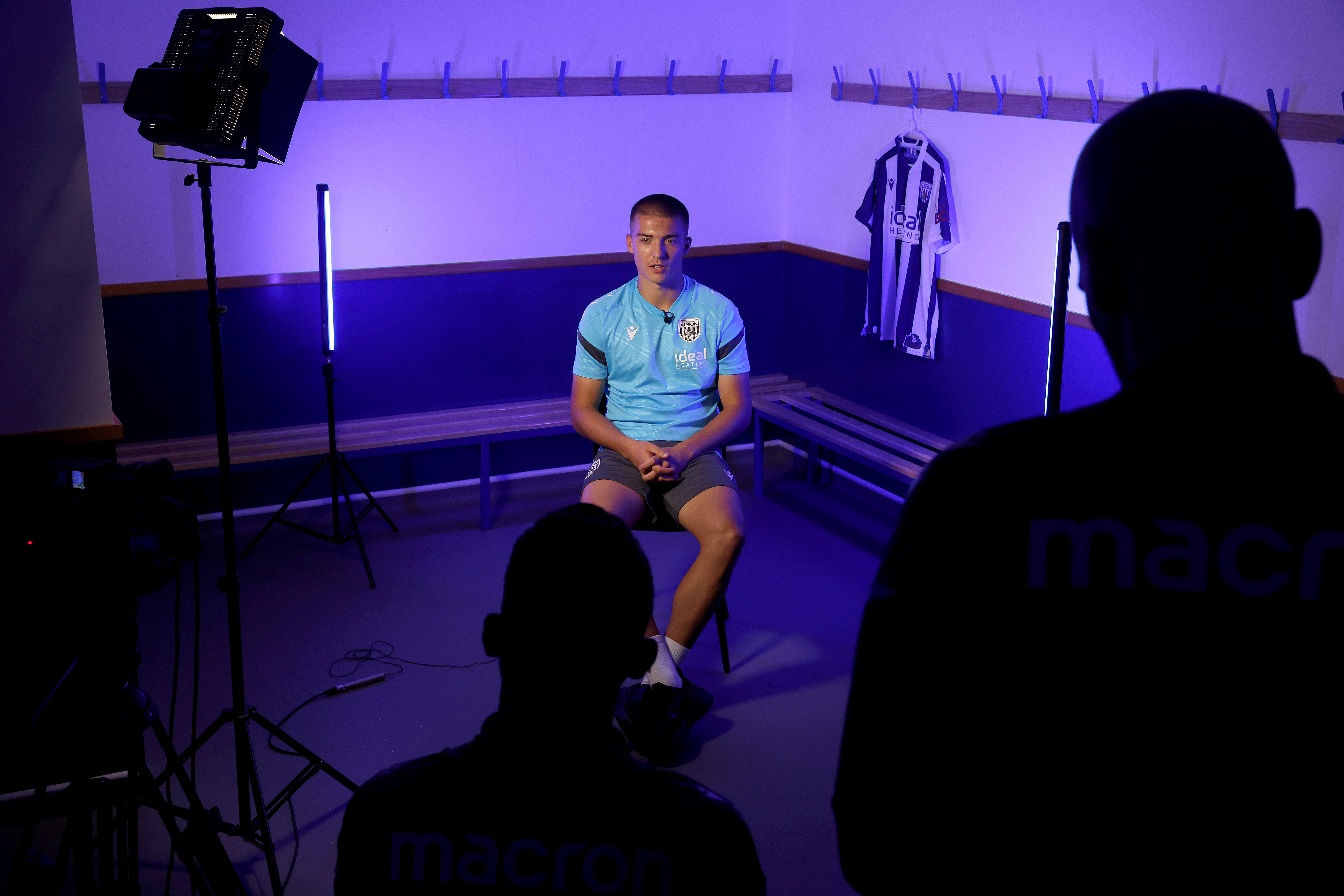 Alfie Gilchrist speaking to WBA TV