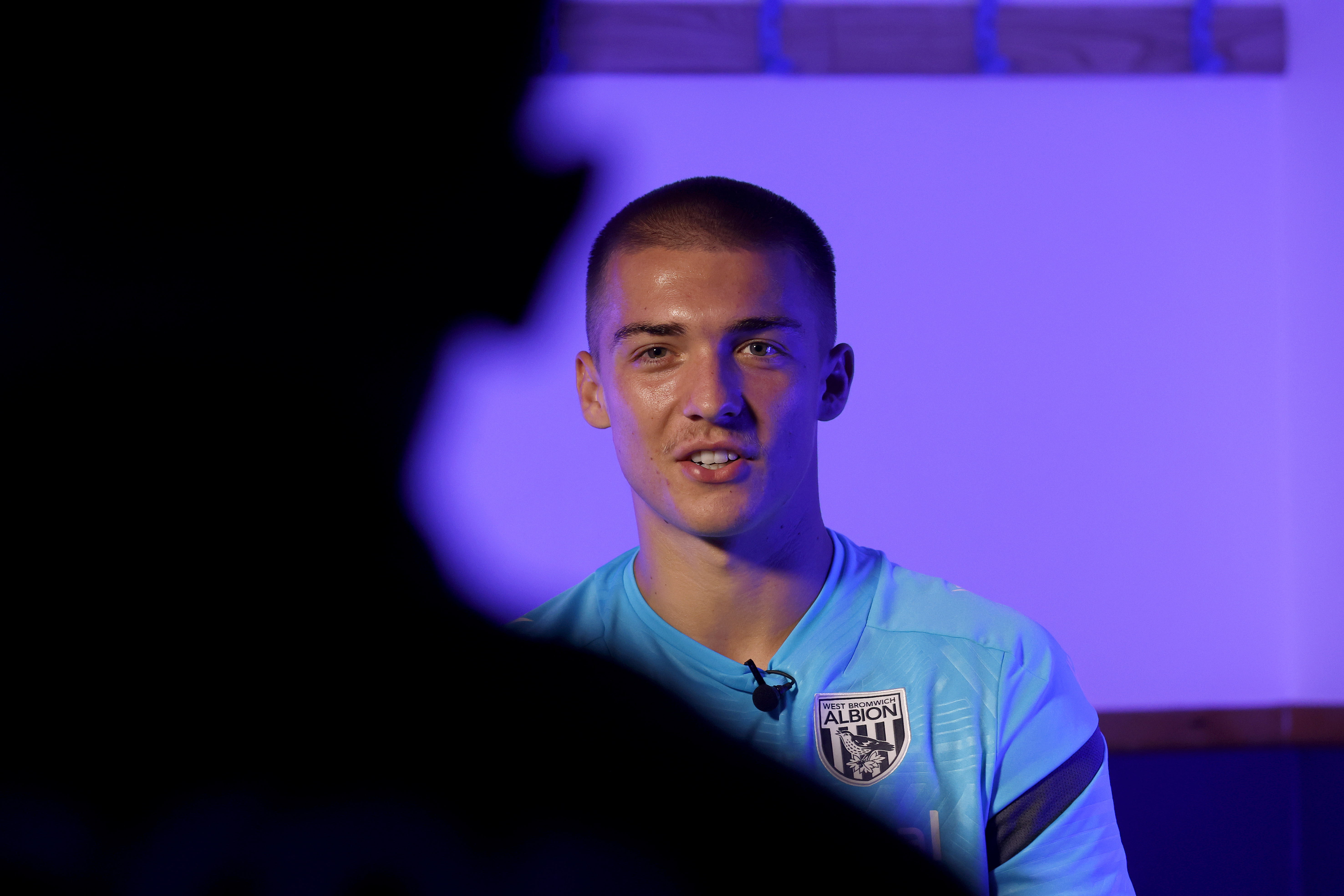 Alfie Gilchrist speaking to WBA TV