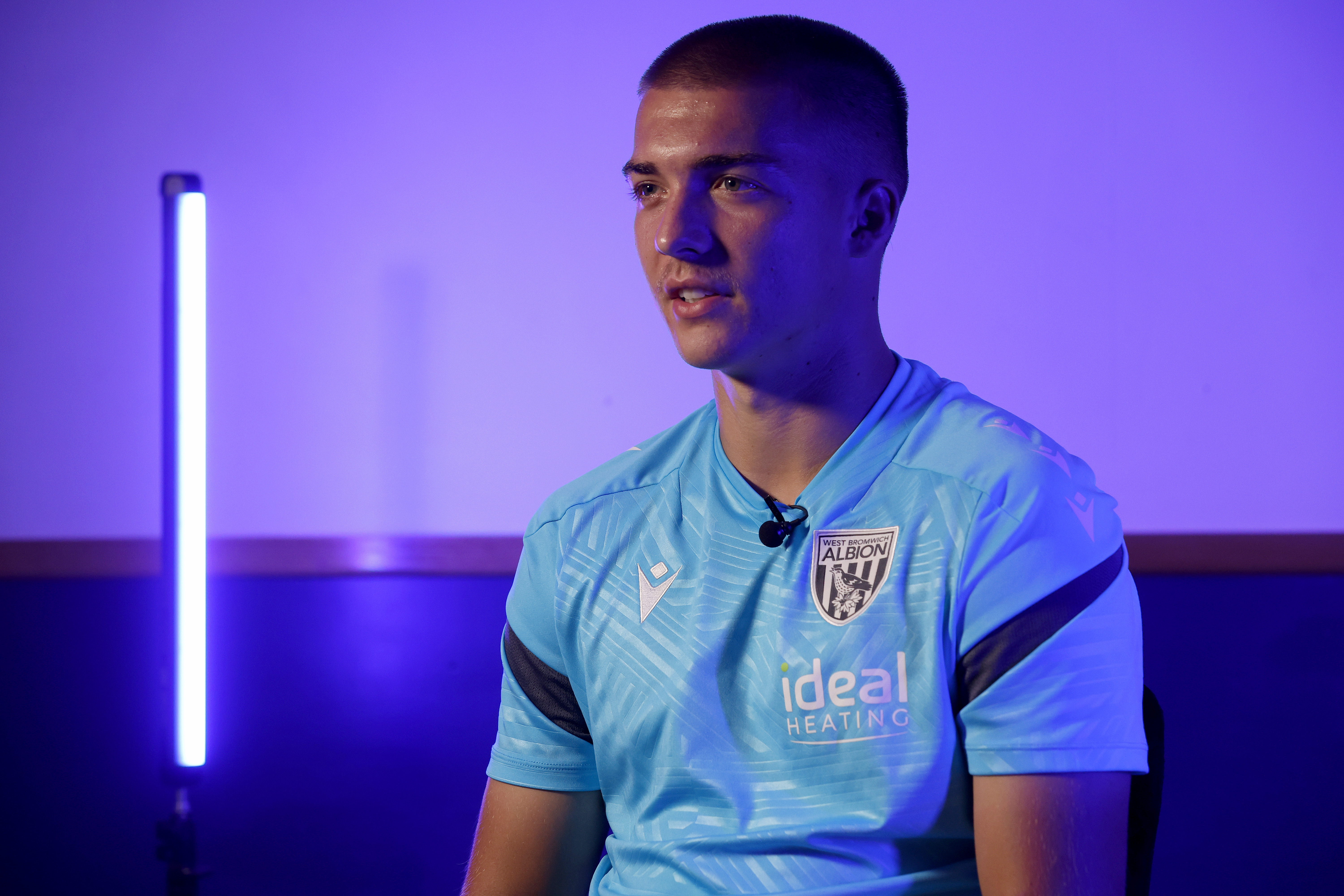 Alfie Gilchrist speaking to WBA TV