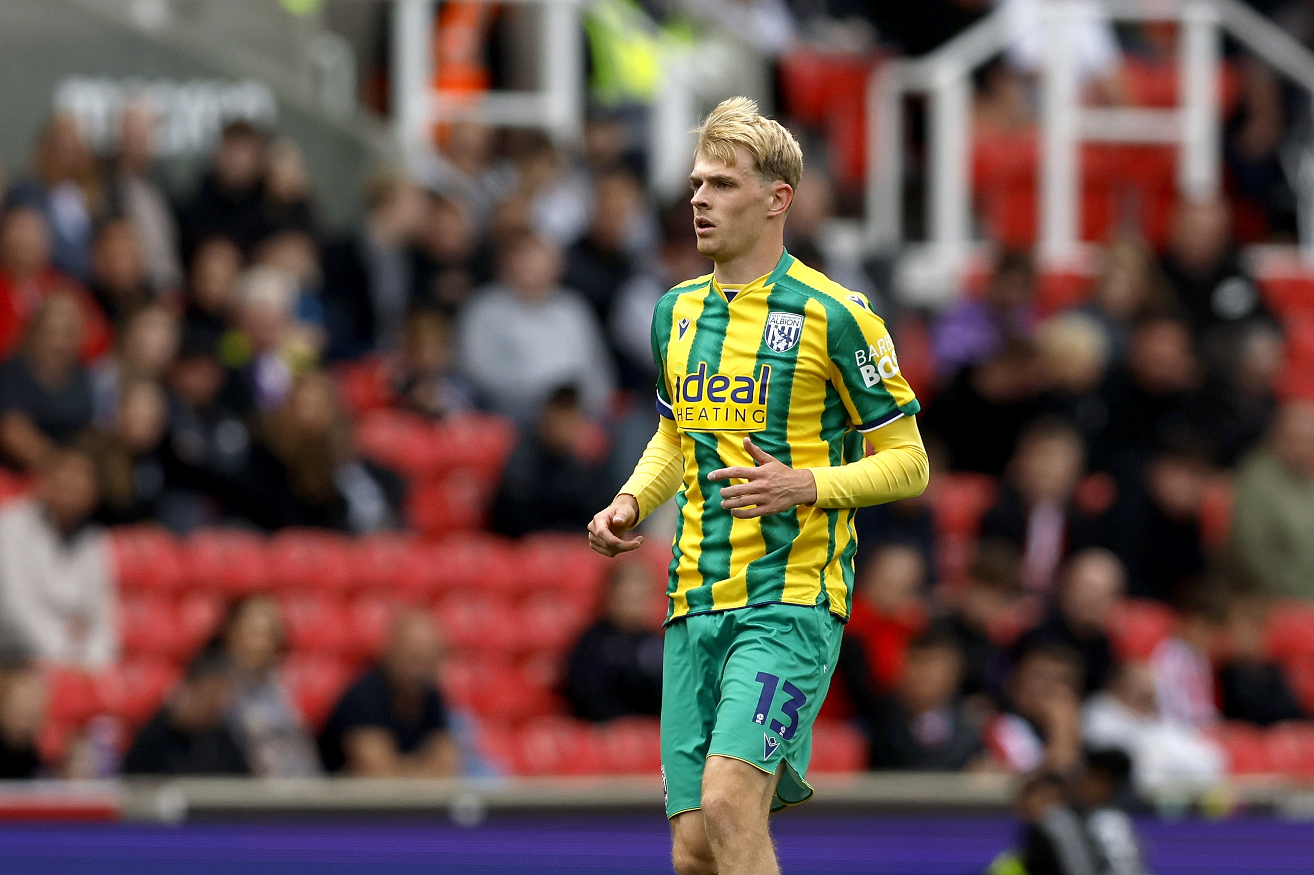 Toby Collyer in action against Stoke 