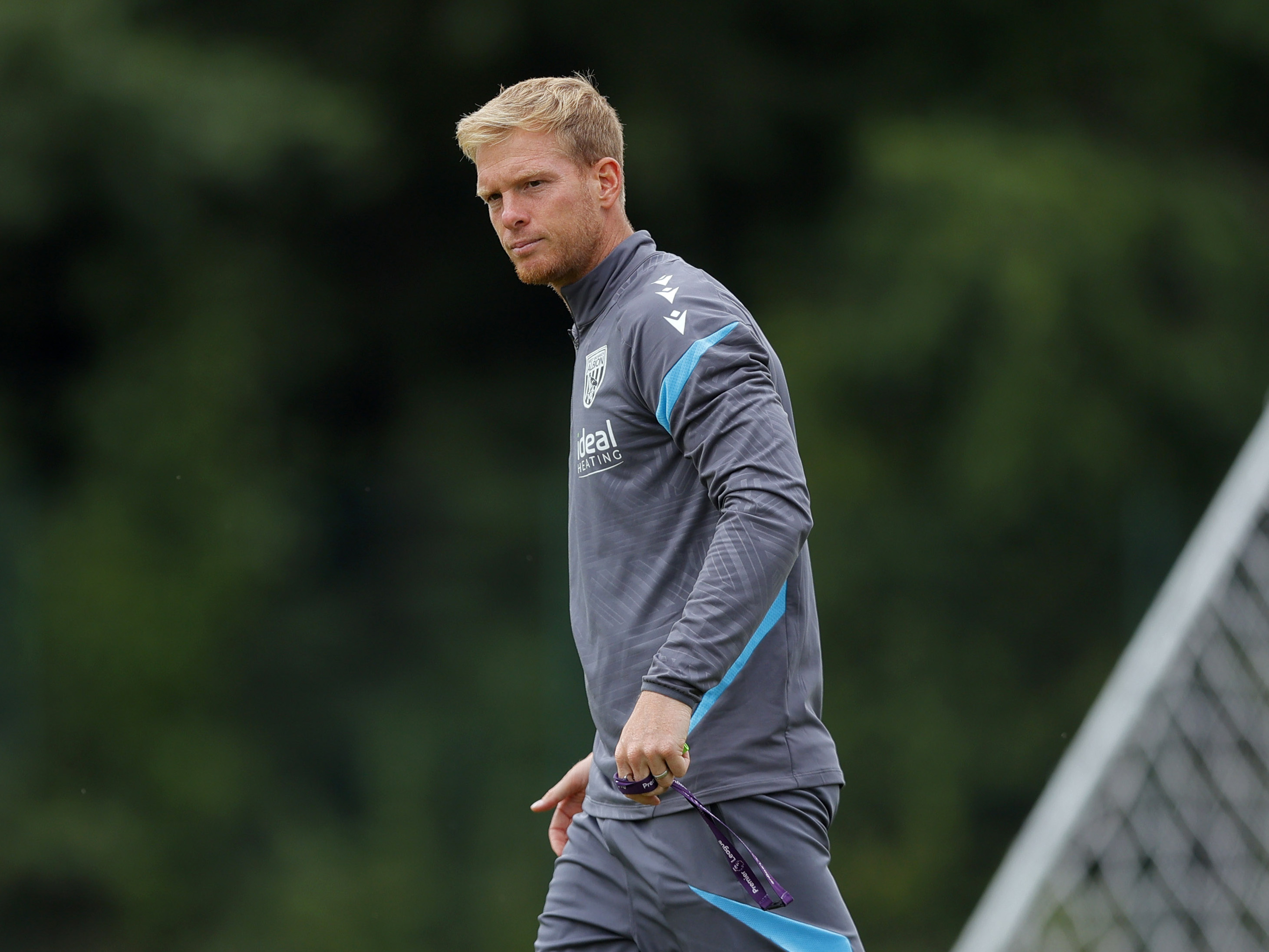 A photo of Leigh Downing in training