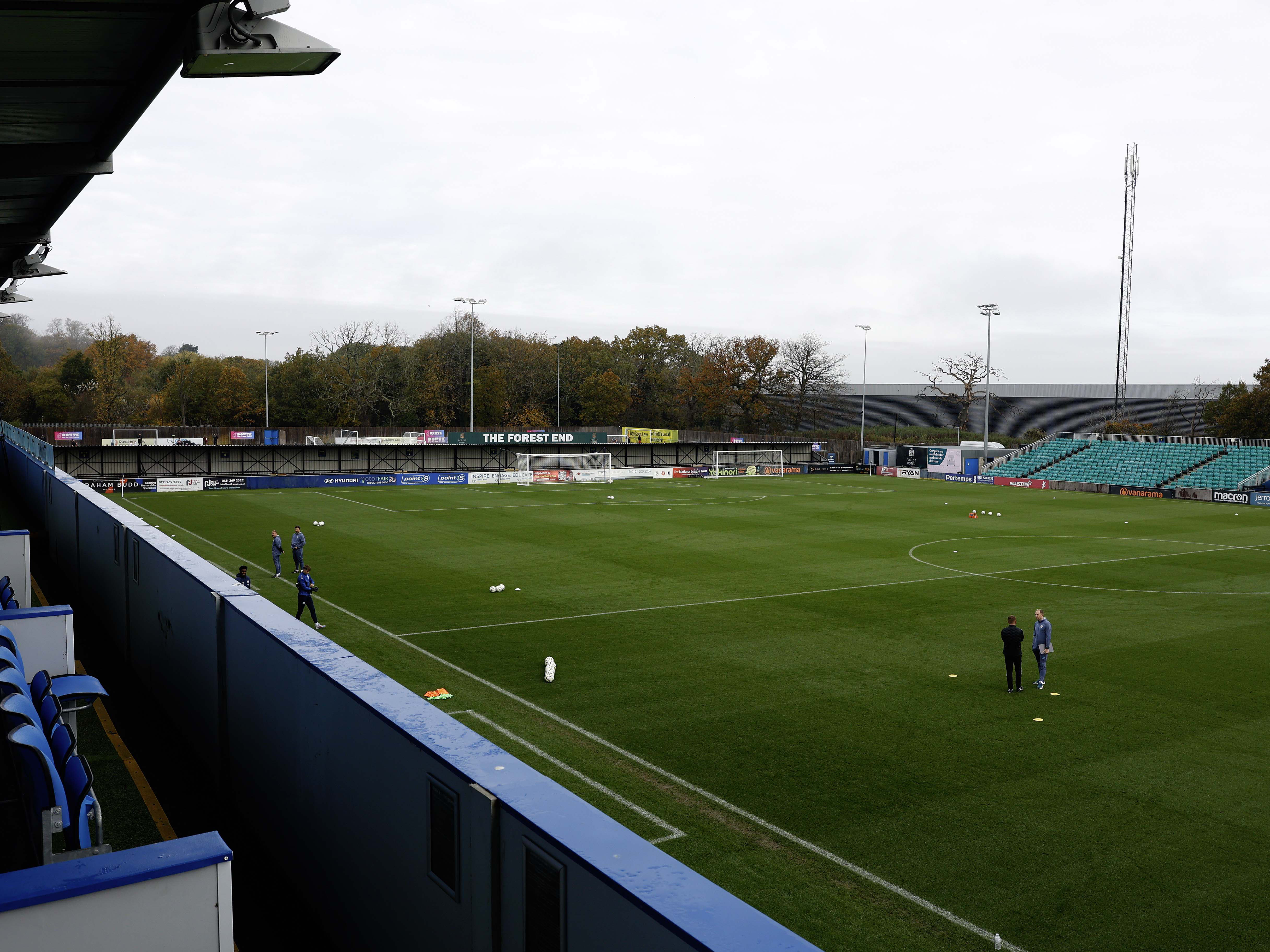 A photo of Solihull Moors' Damson Park stadium