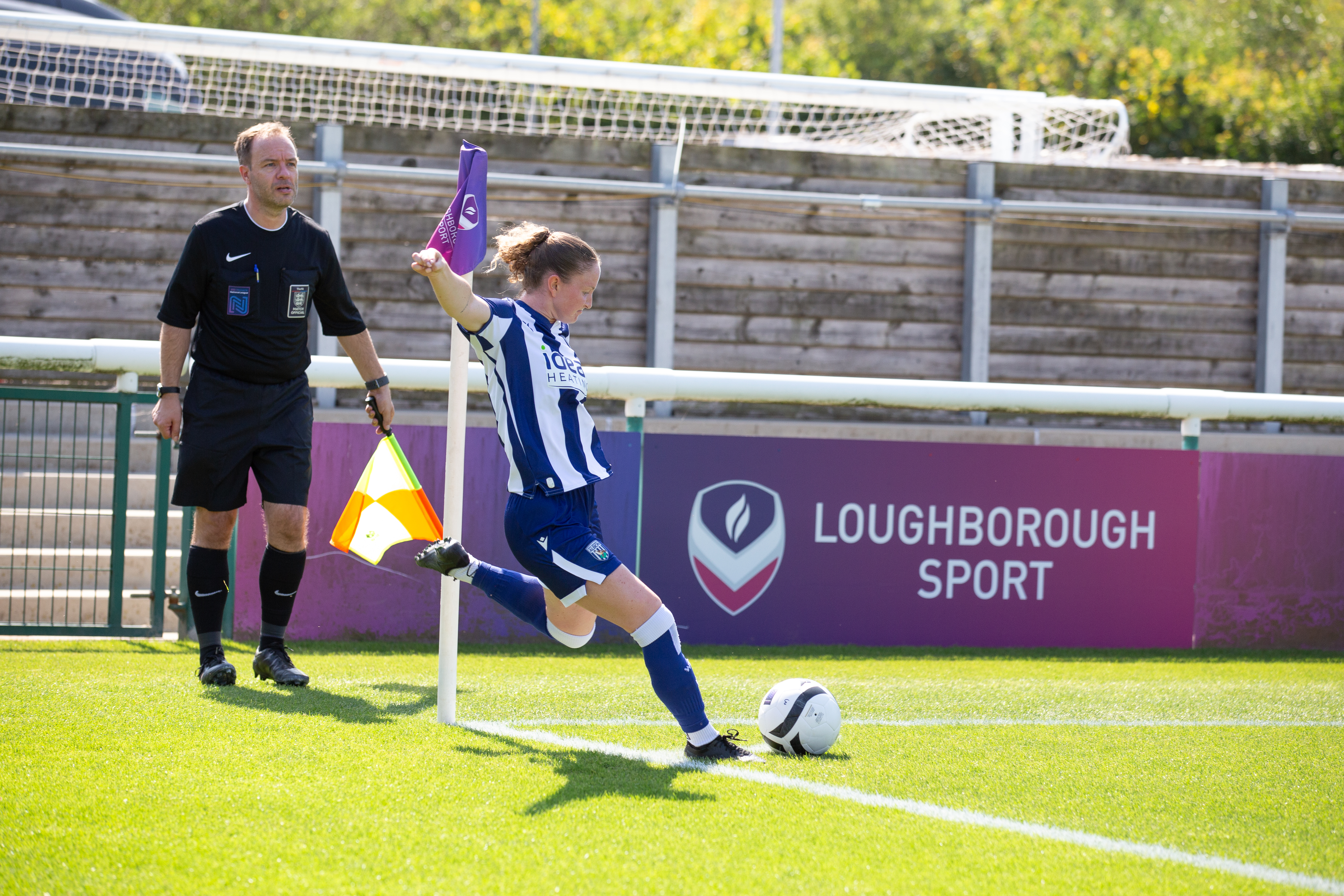 Liv Rabjohn taking a corner at Loughborough Lightning 