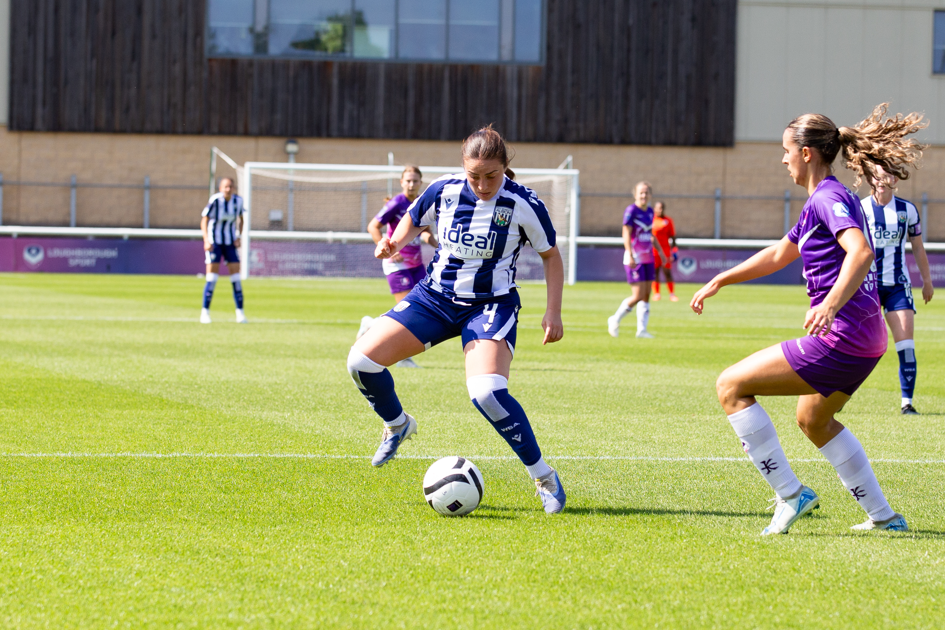 Fran Orthodoxou in action at Loughborough Lightning 