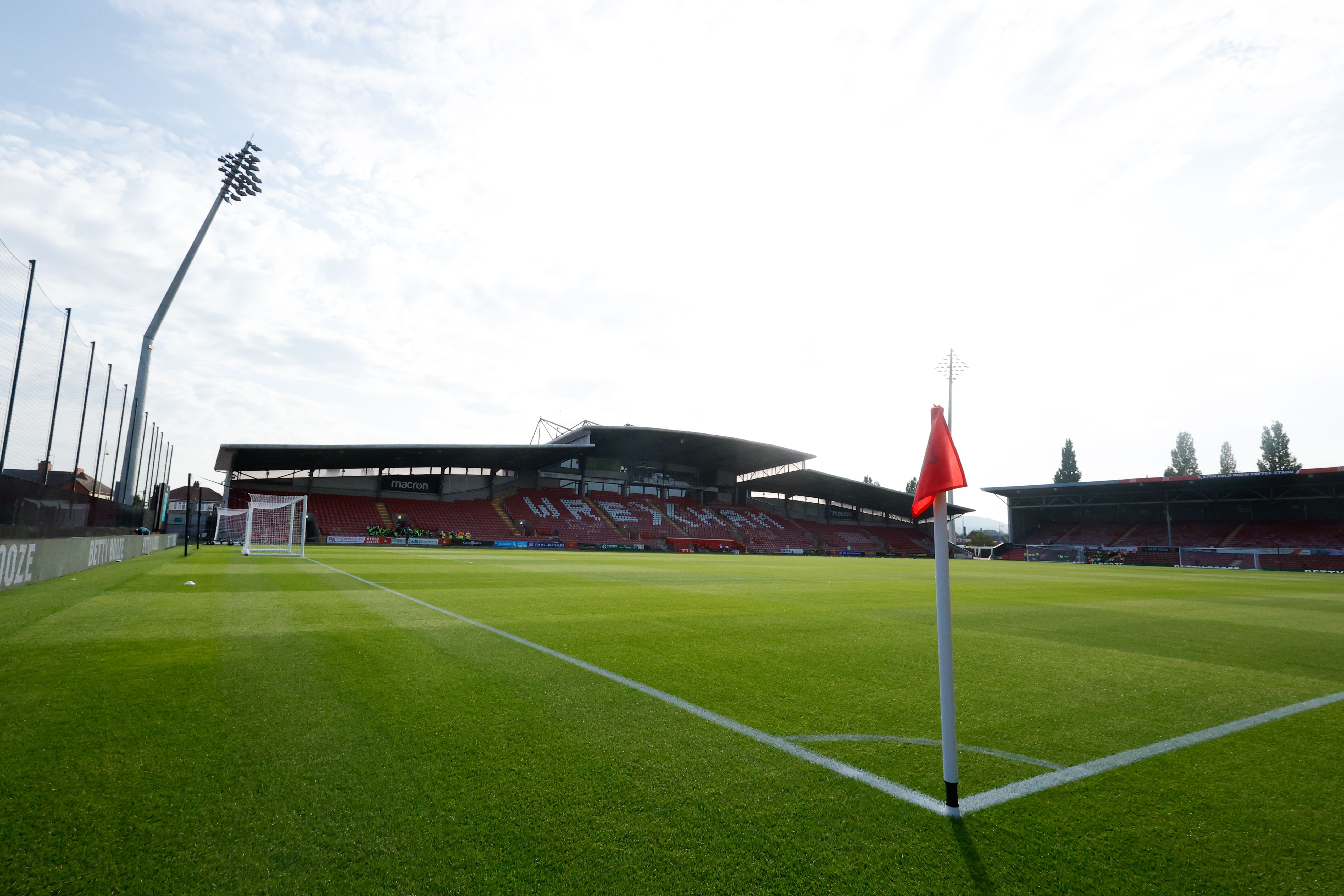 A general view of Wrexham's Racecourse ground