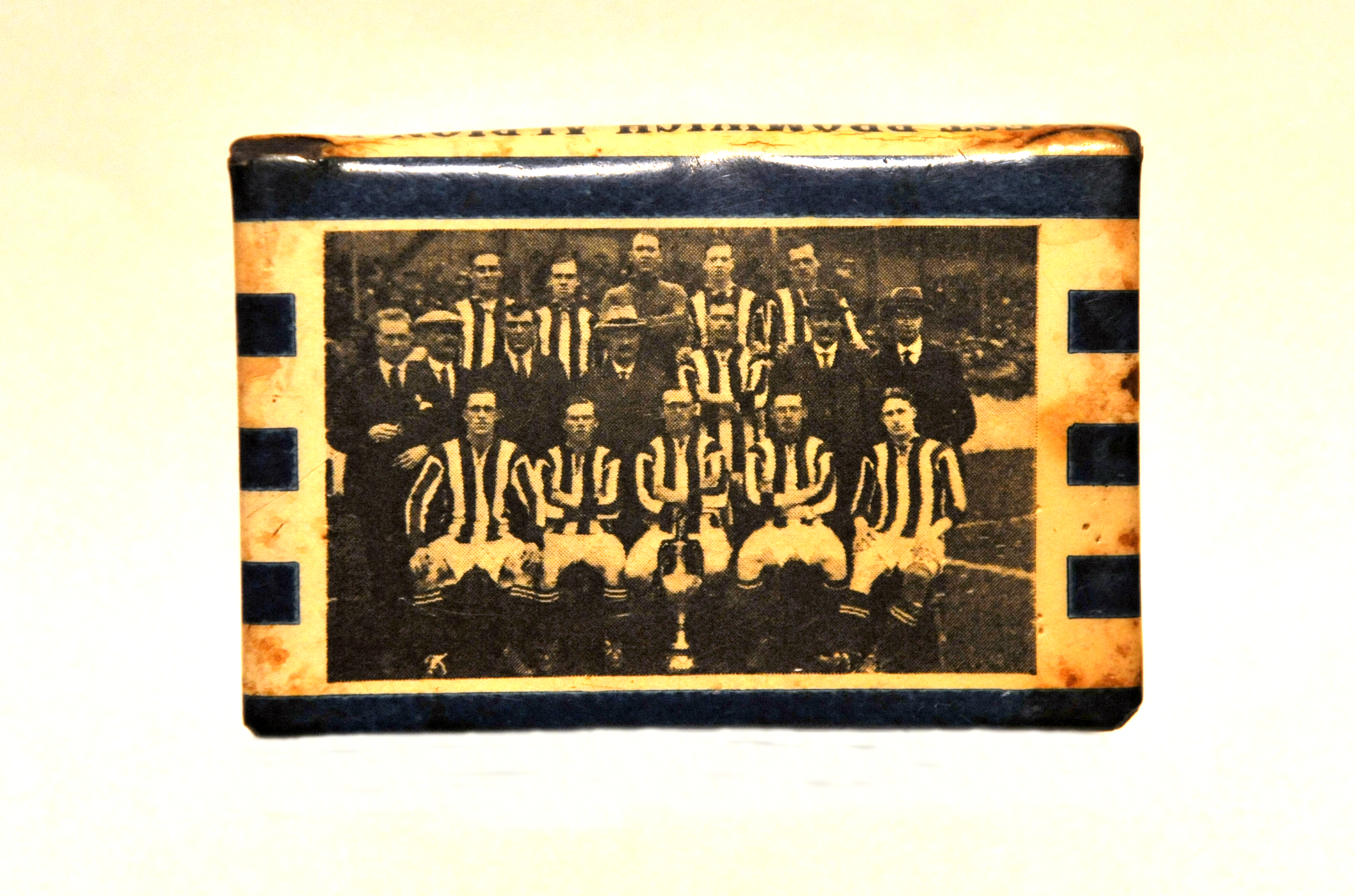 Front Cover of Commemorative Matchbox - Albion’s anointment as the Champions of England in 1920