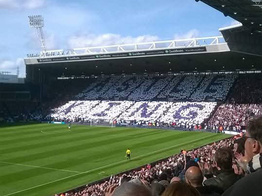 West Bromwich Albion fan photos at The Hawthorns for 125th anniversary
