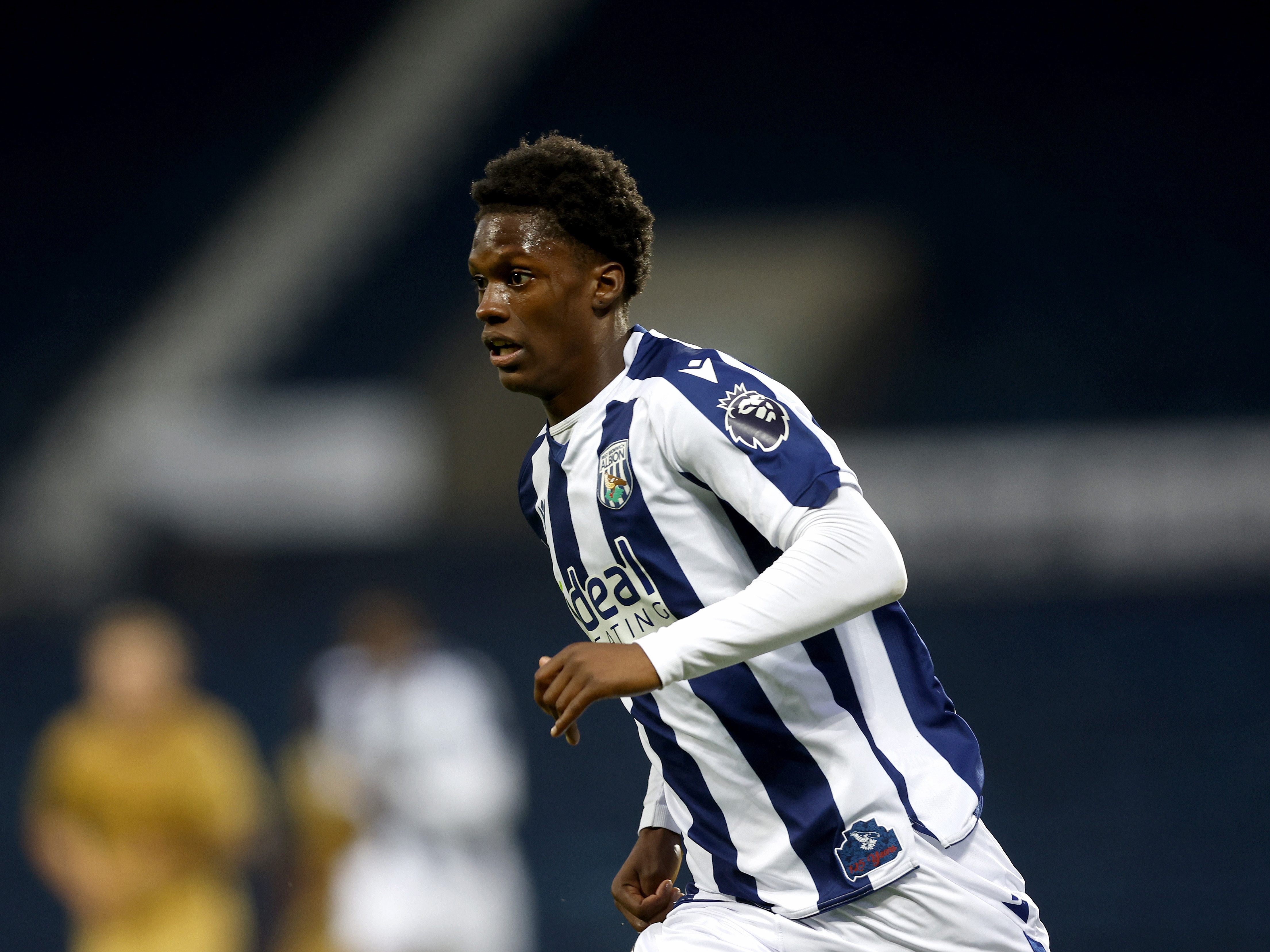 Donte German-Ranger in action for Albion's PL2 team in the home kit 