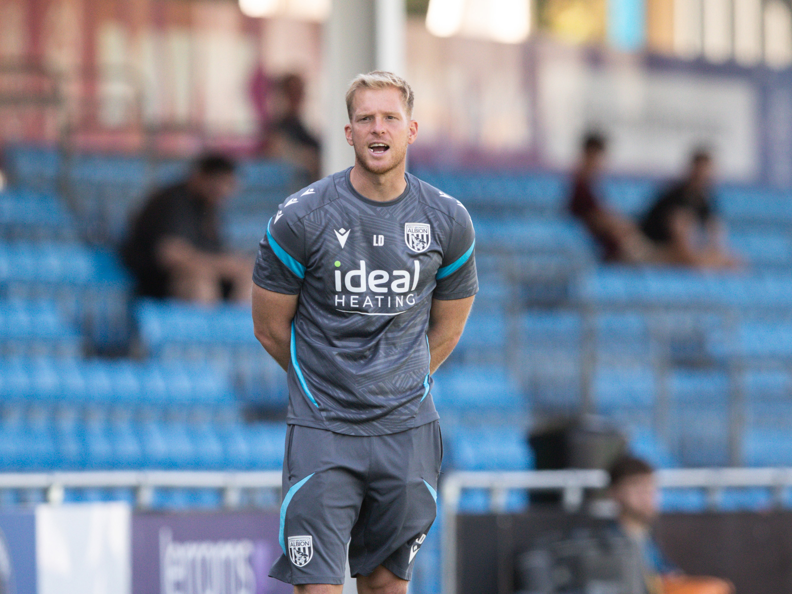 A photo of Albion U21 boss Leigh Downing