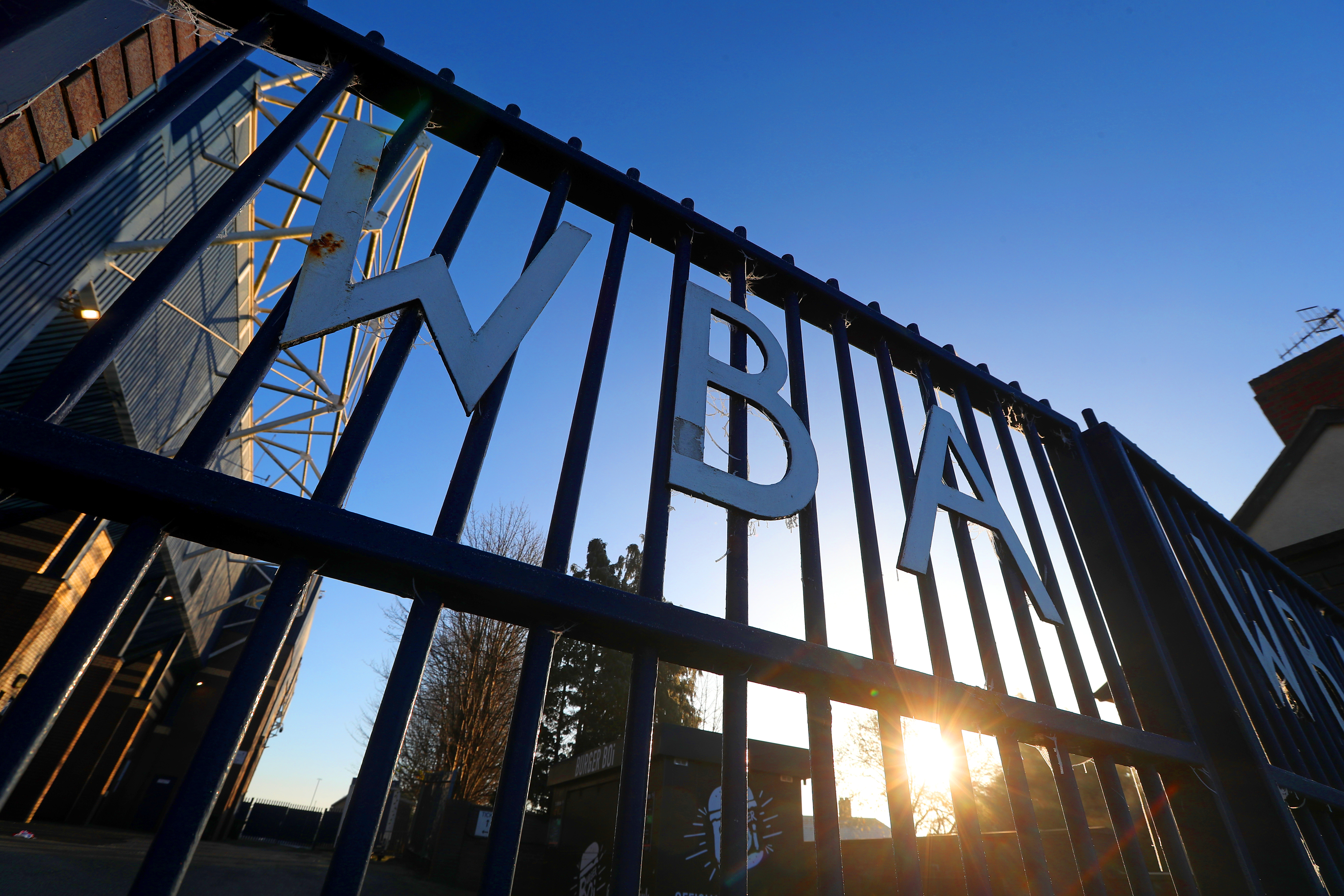 WBA gates outside The Hawthorns