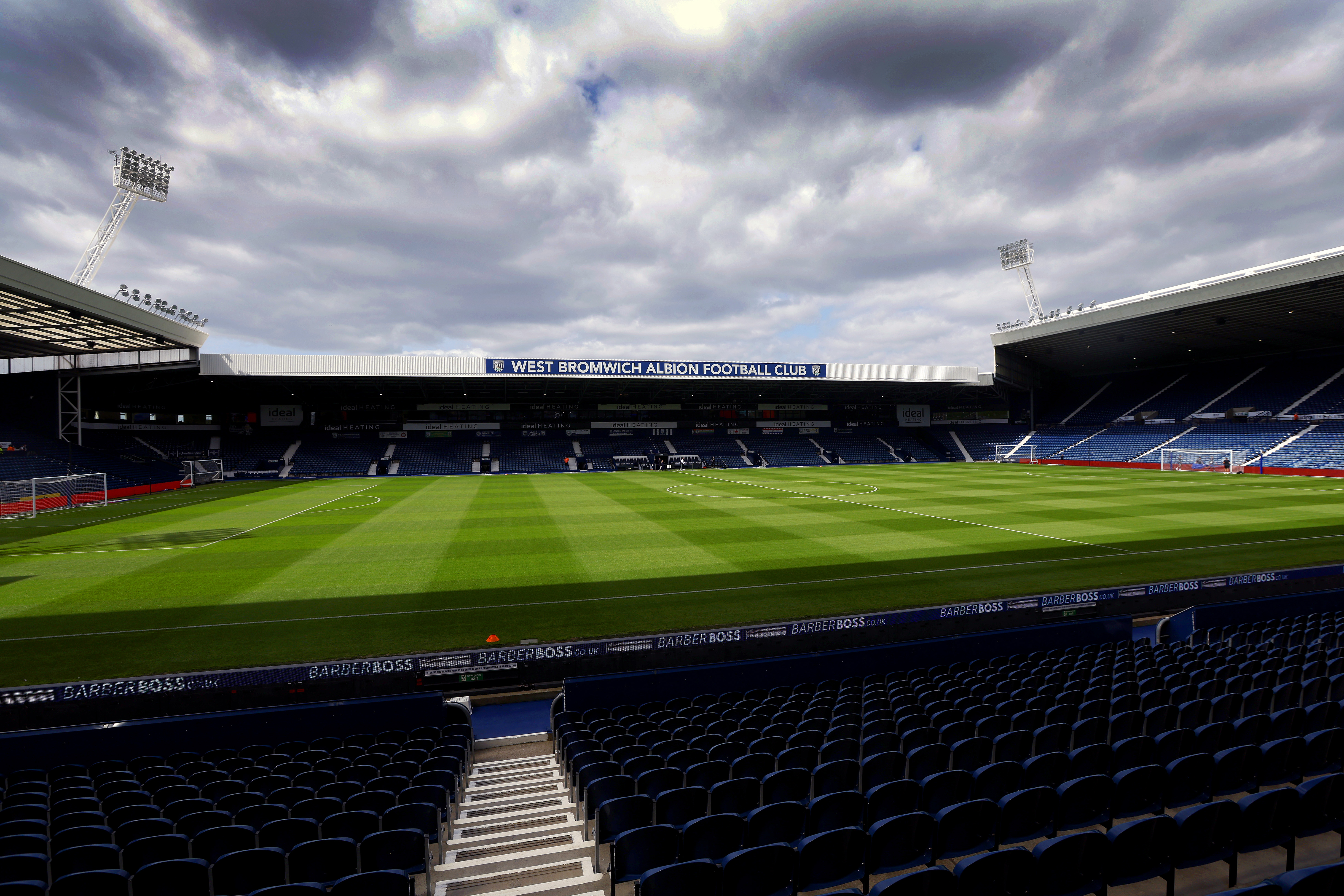 A general view of The Hawthorns in the sun