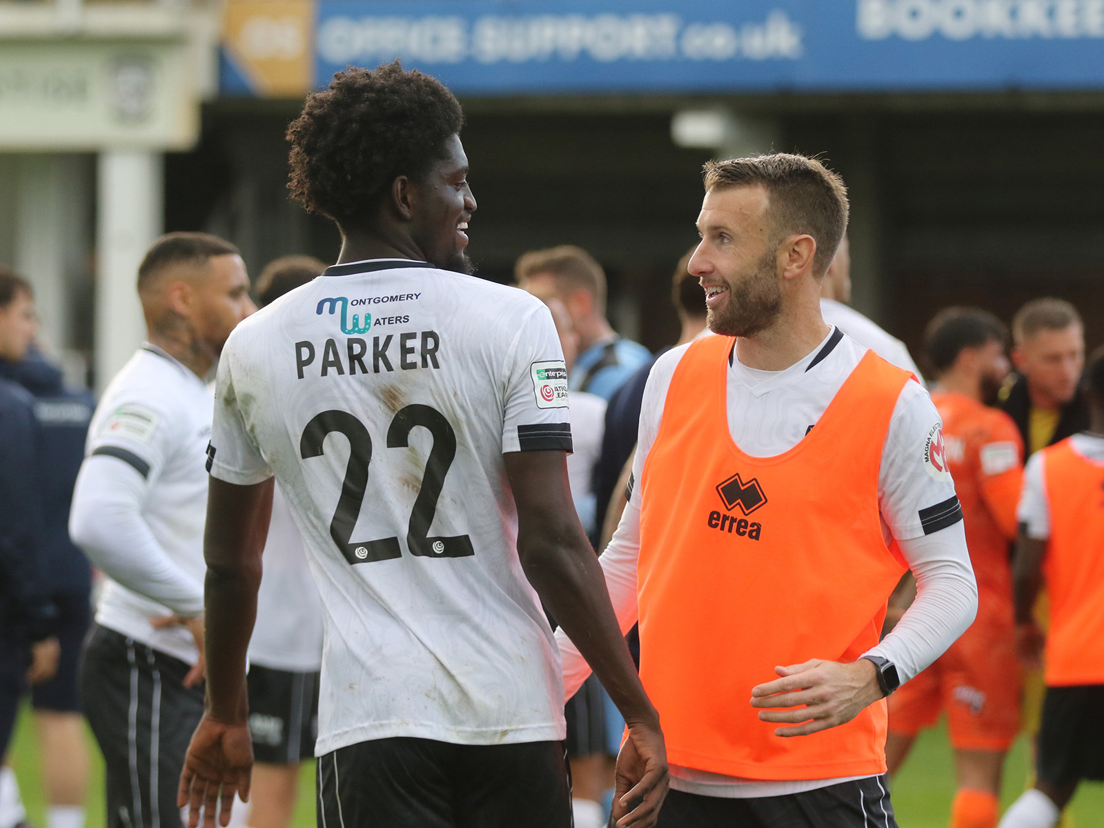 A photo of Albion U21 defender Michael Parker in action for loan club Hereford
