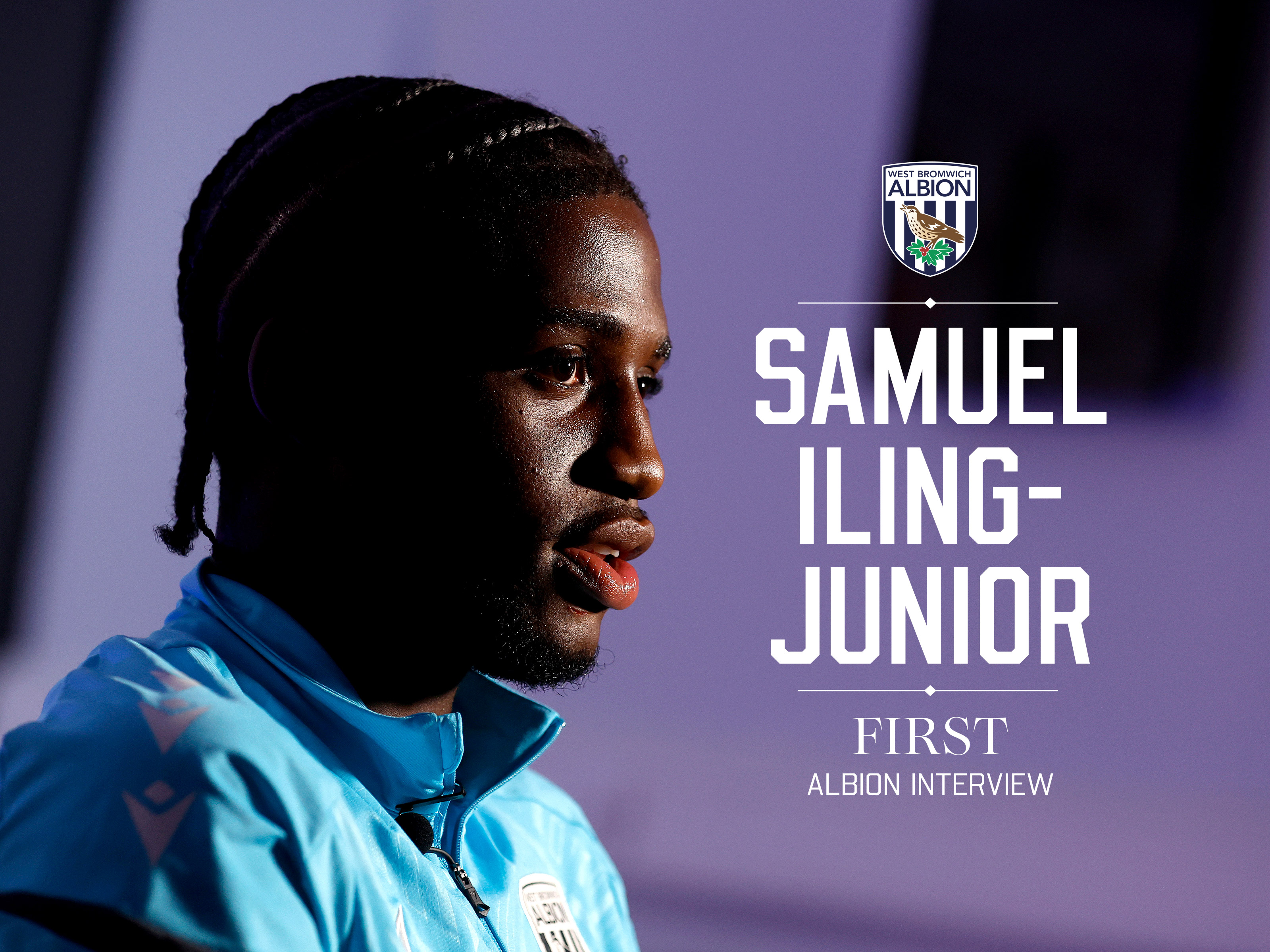 Samuel Iling-Junior is interviewed by WBA TV 