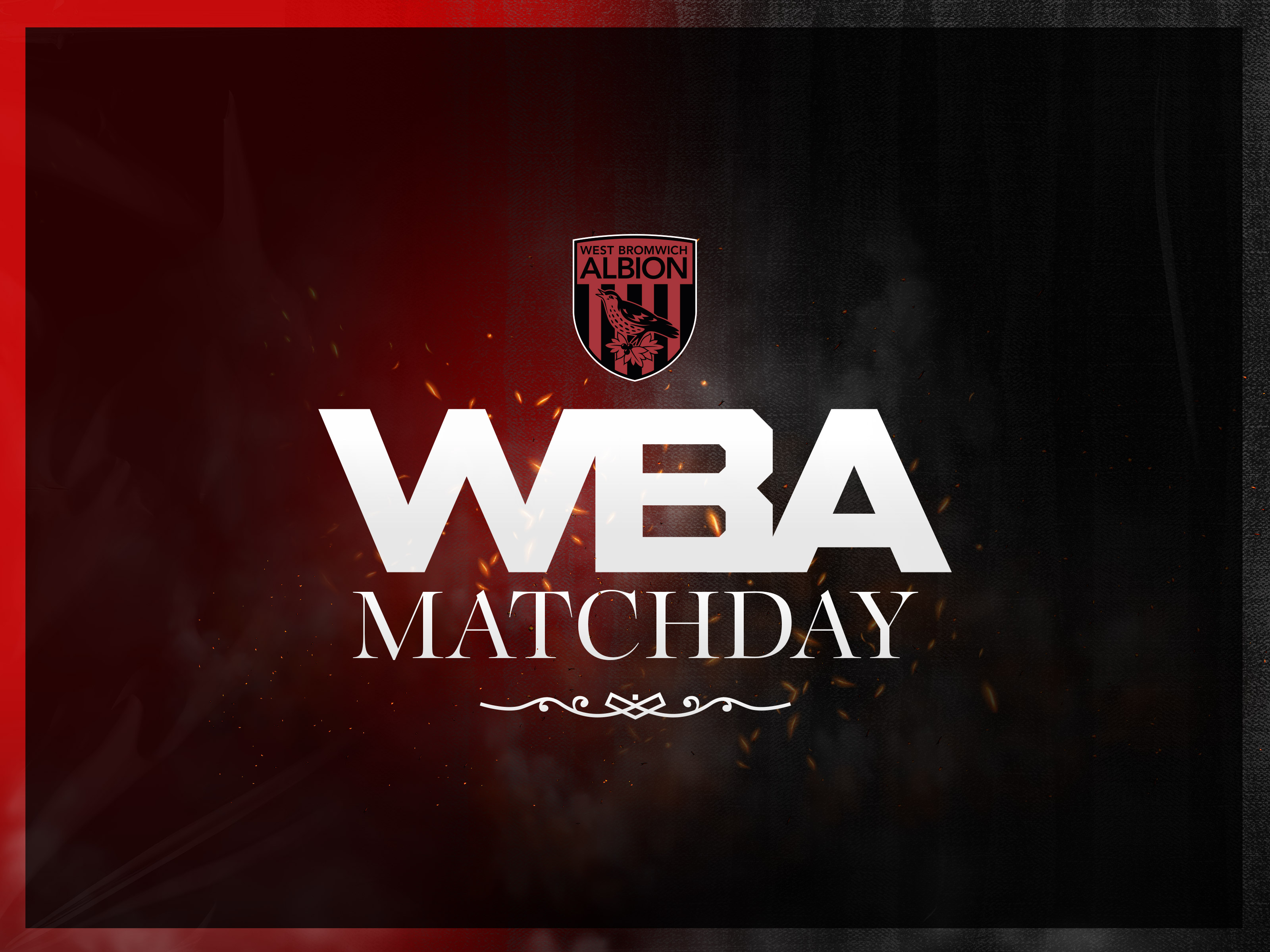 Black WBA matchday graphic 