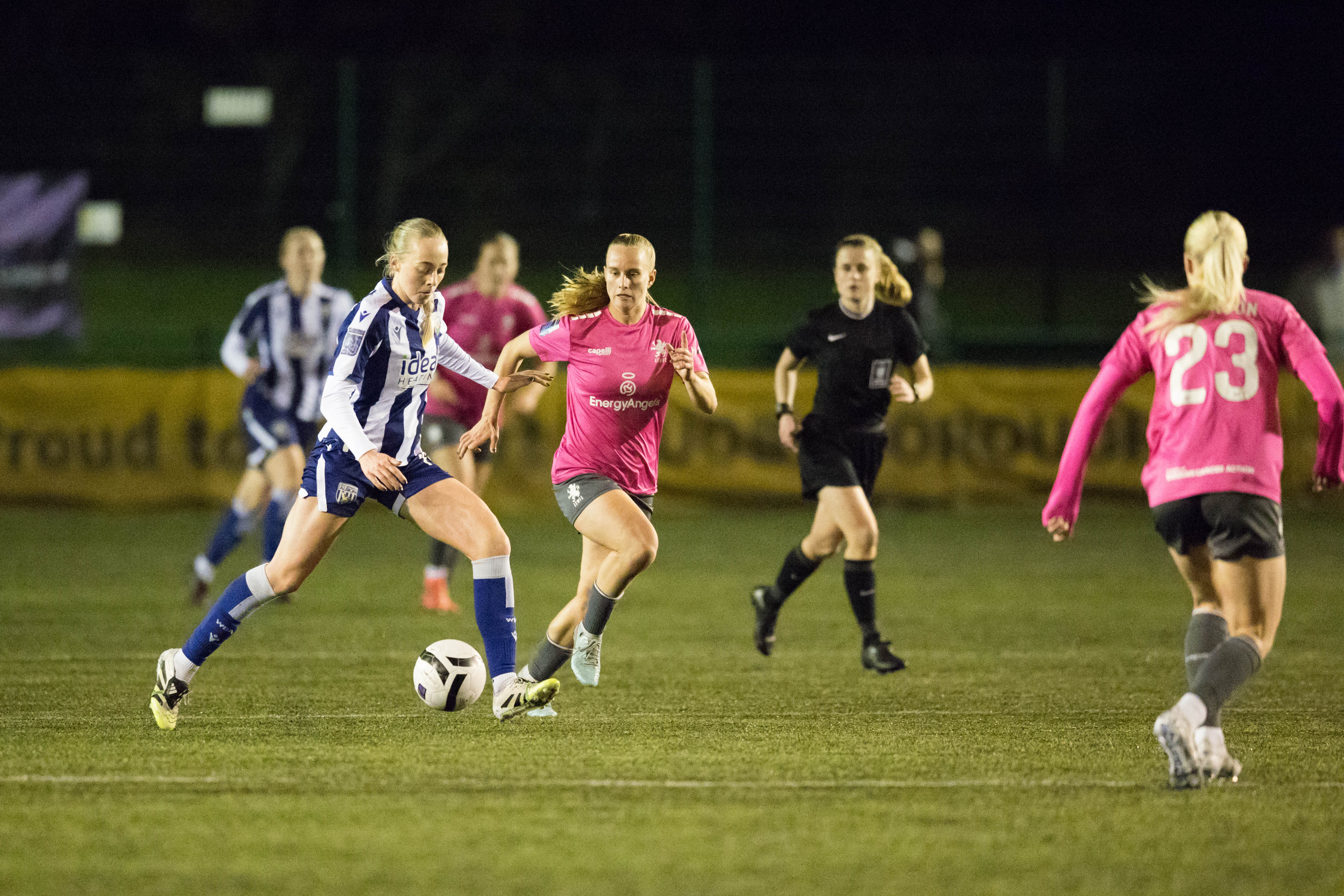 Goalscorer Ellie May against Rugby Borough.