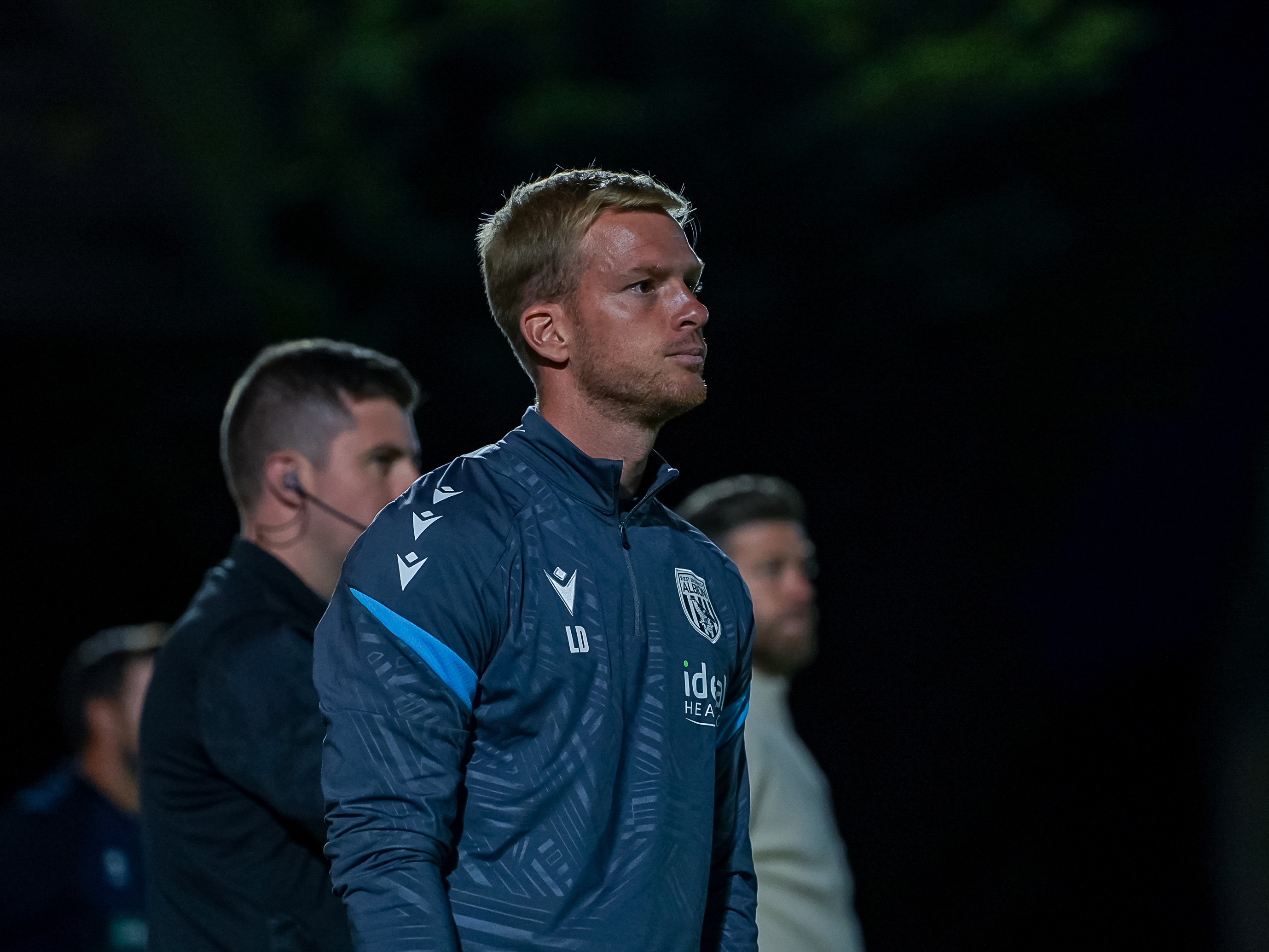 A photo of Albion U21 boss Leigh Downing
