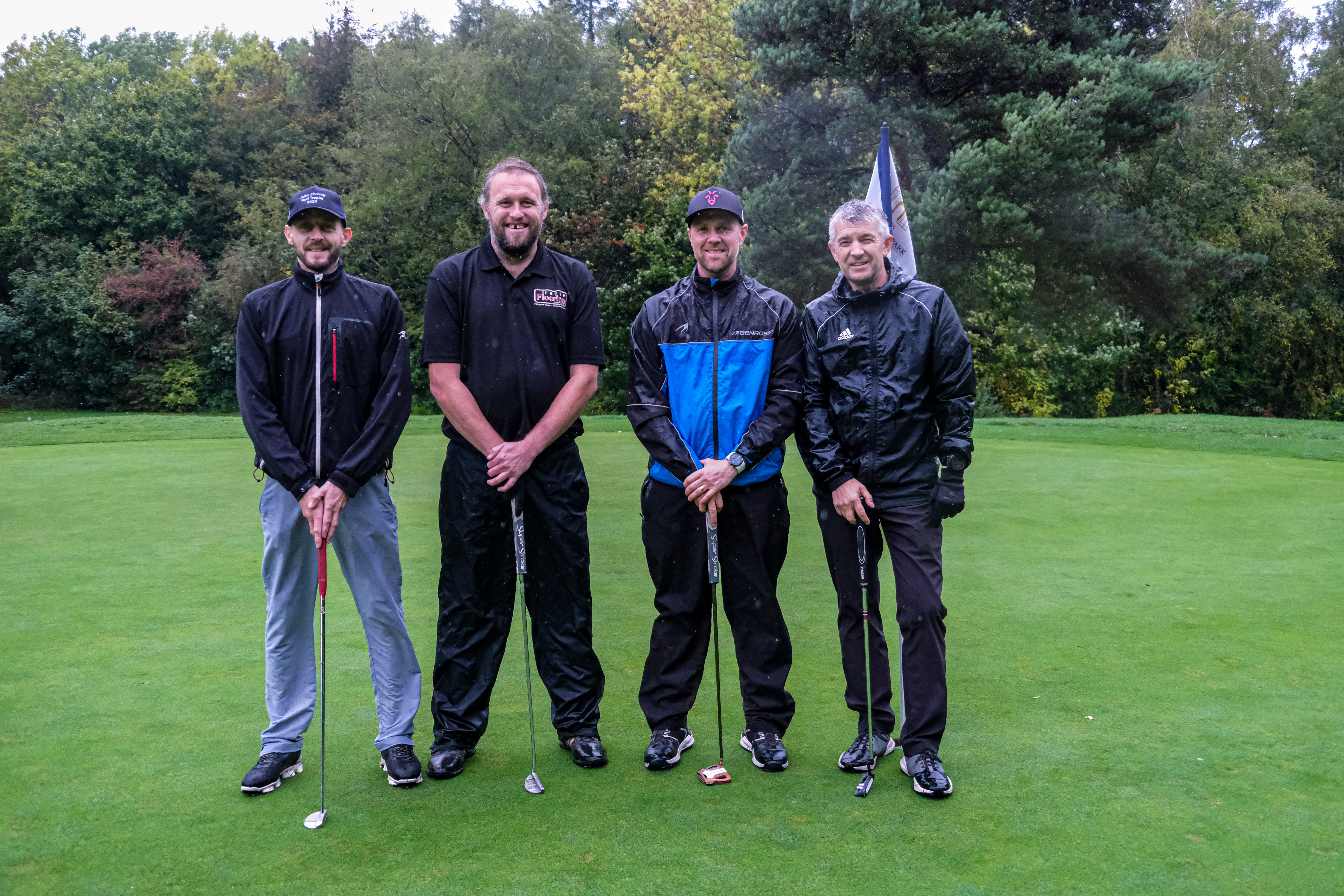 A team of golfers at the Concept Golf Day.