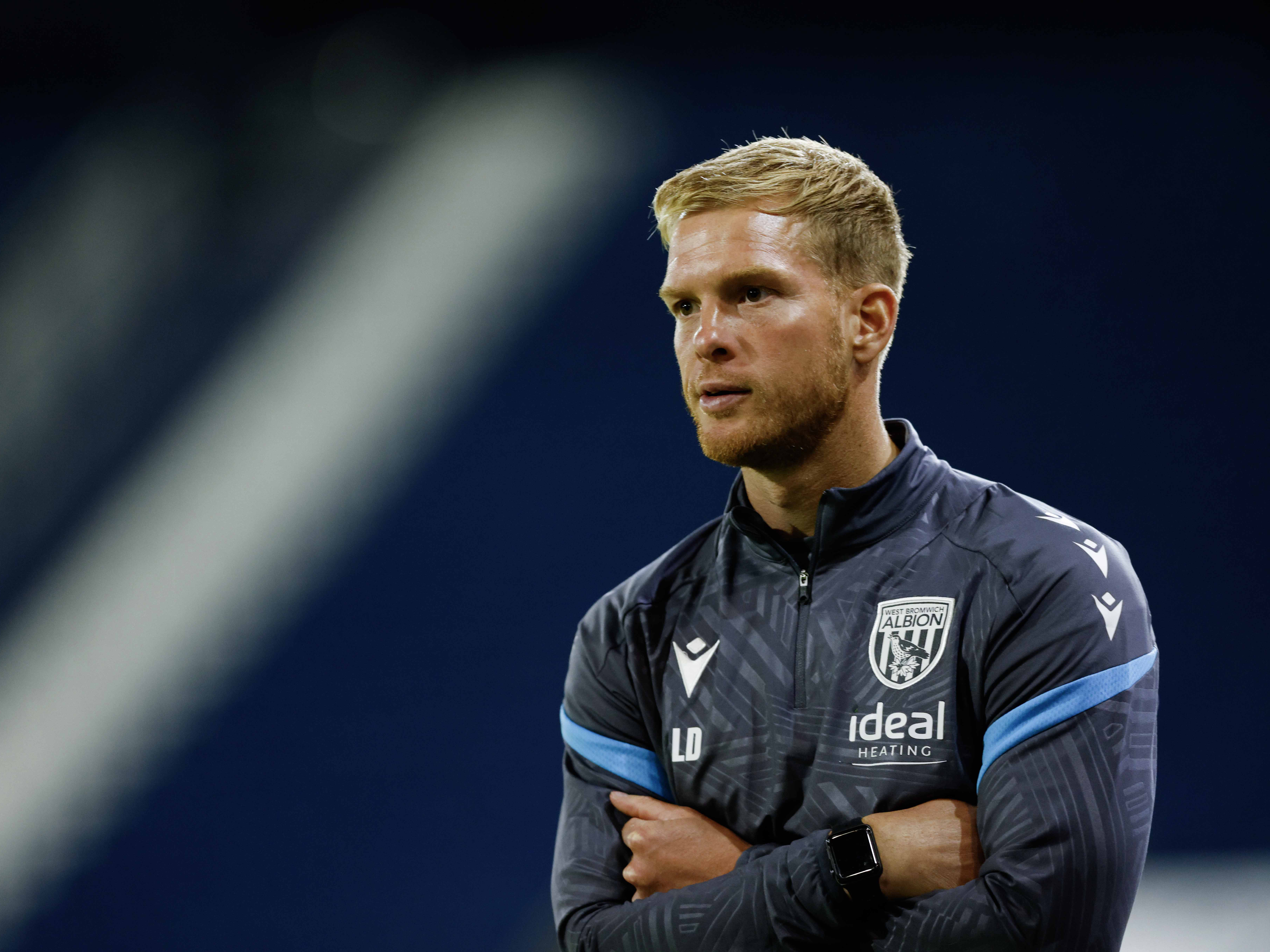 A photo of Albion U21 boss Leigh Downing