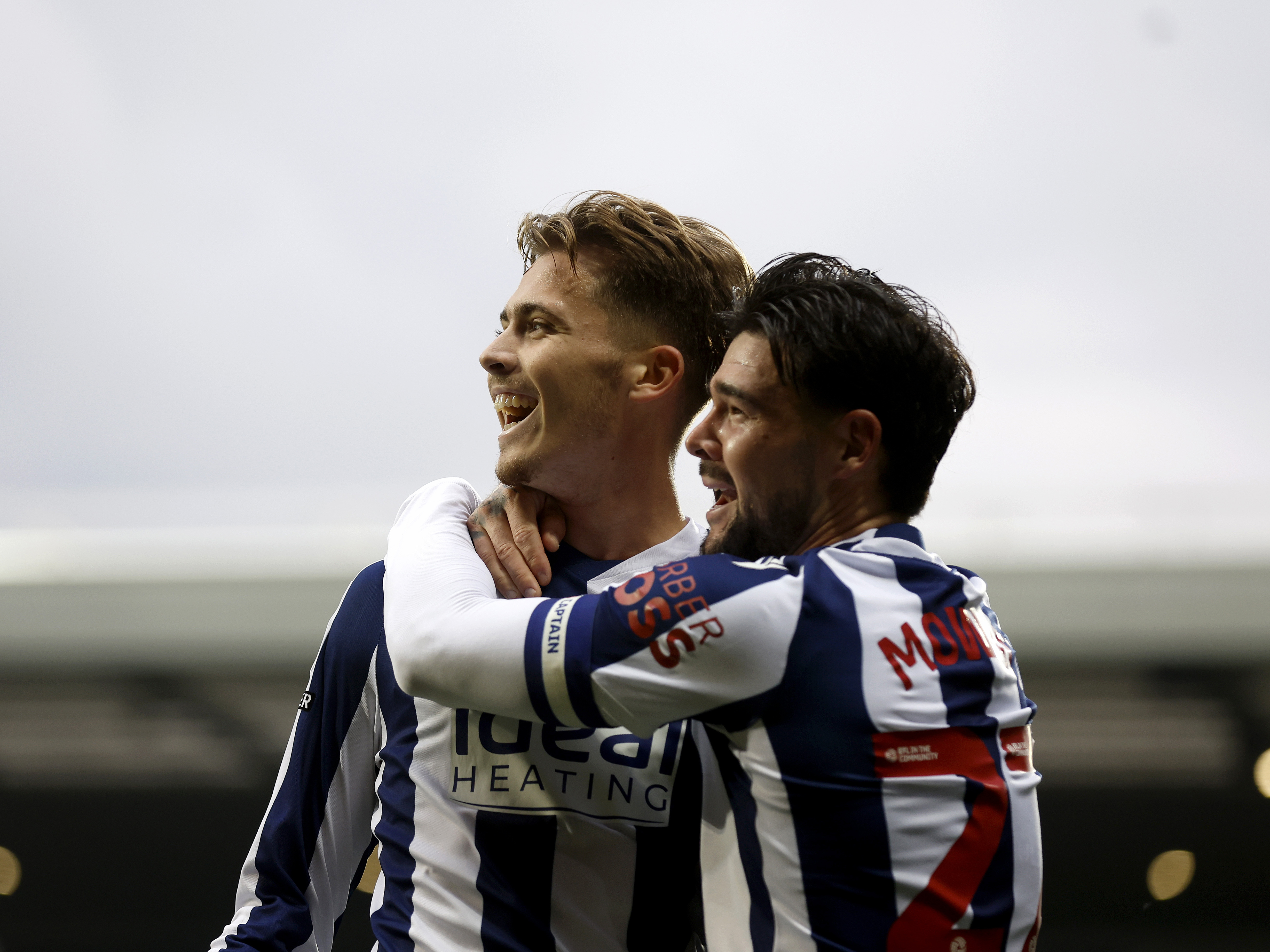 An image of Isaac Price celebrating a goal against Preston
