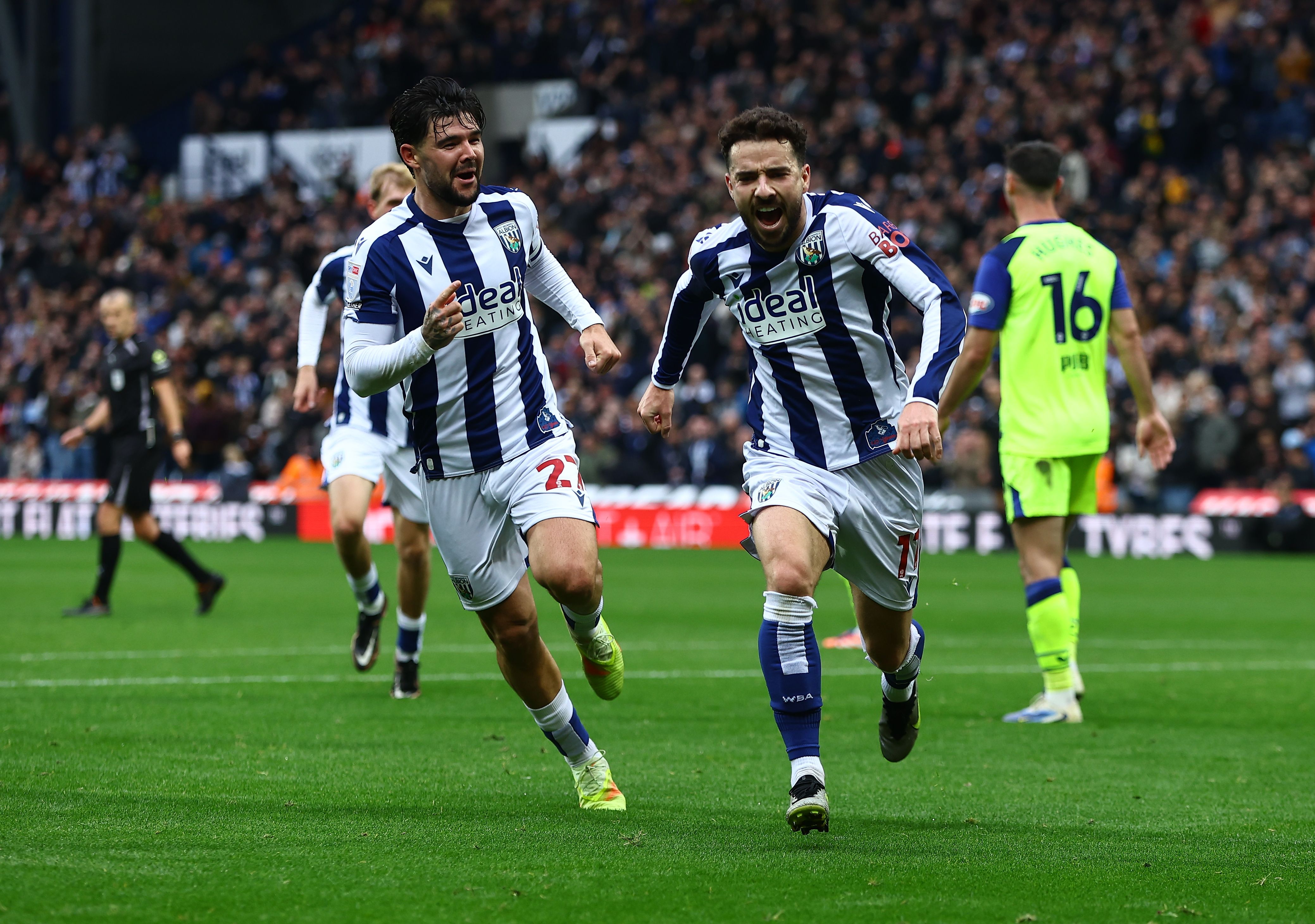 Mikey Johnston celebrates scoring against PNE