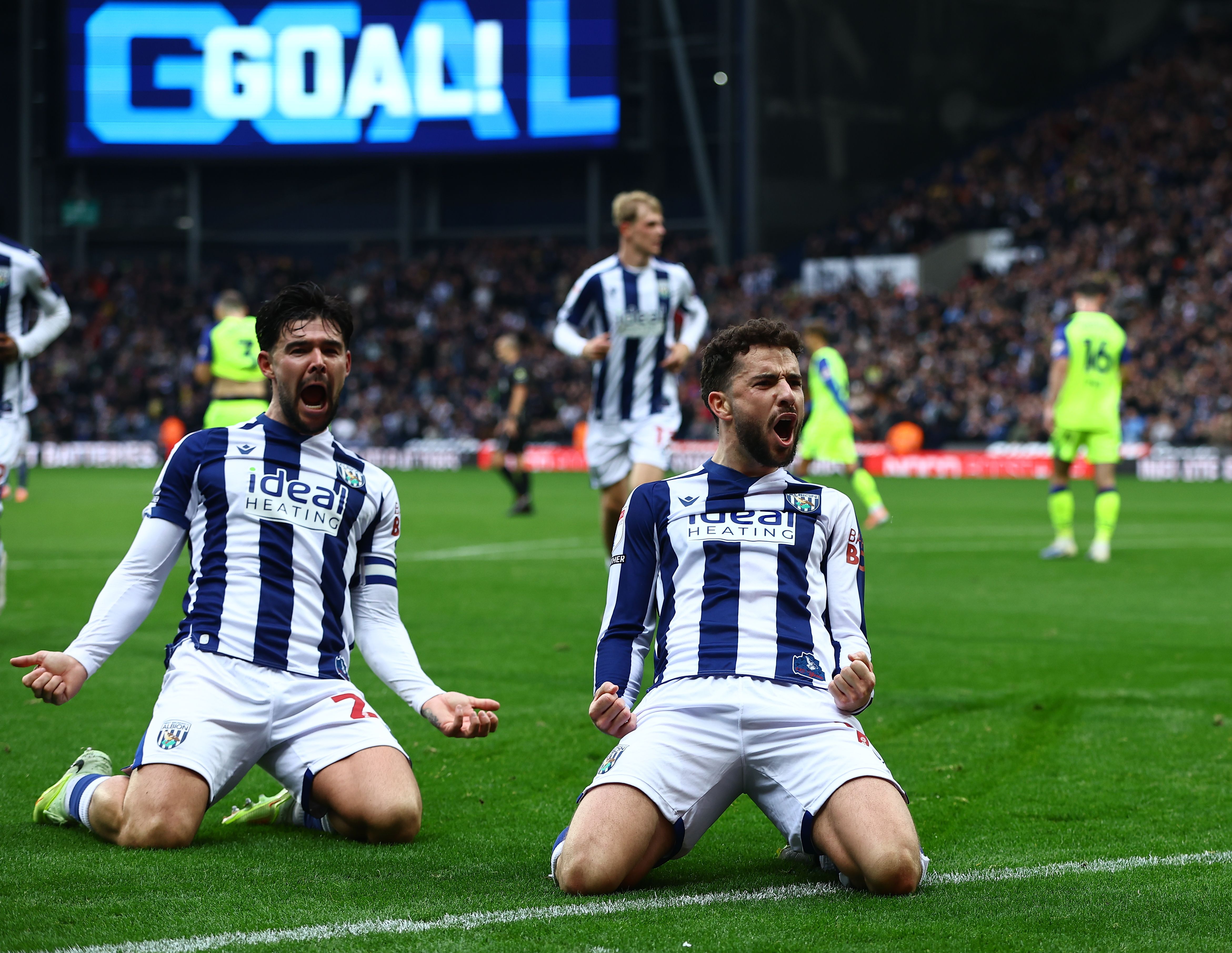 Mikey Johnston celebrates scoring against PNE