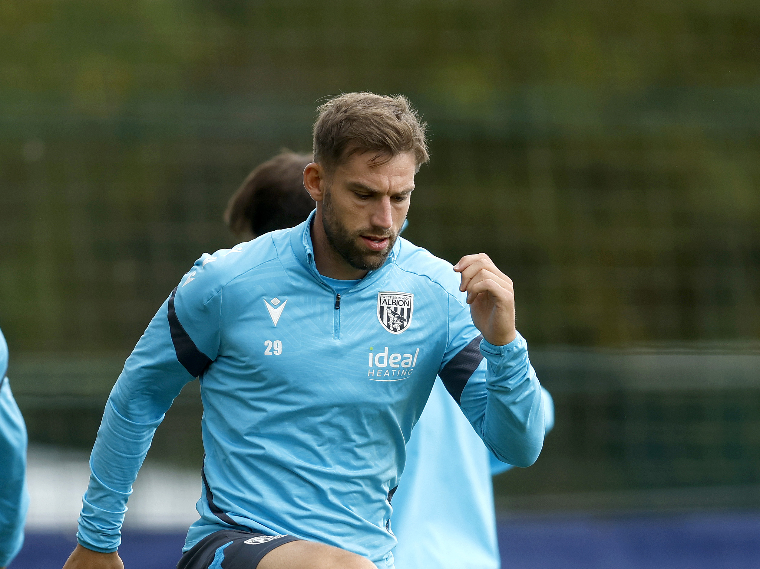 Charlie Taylor during a training session
