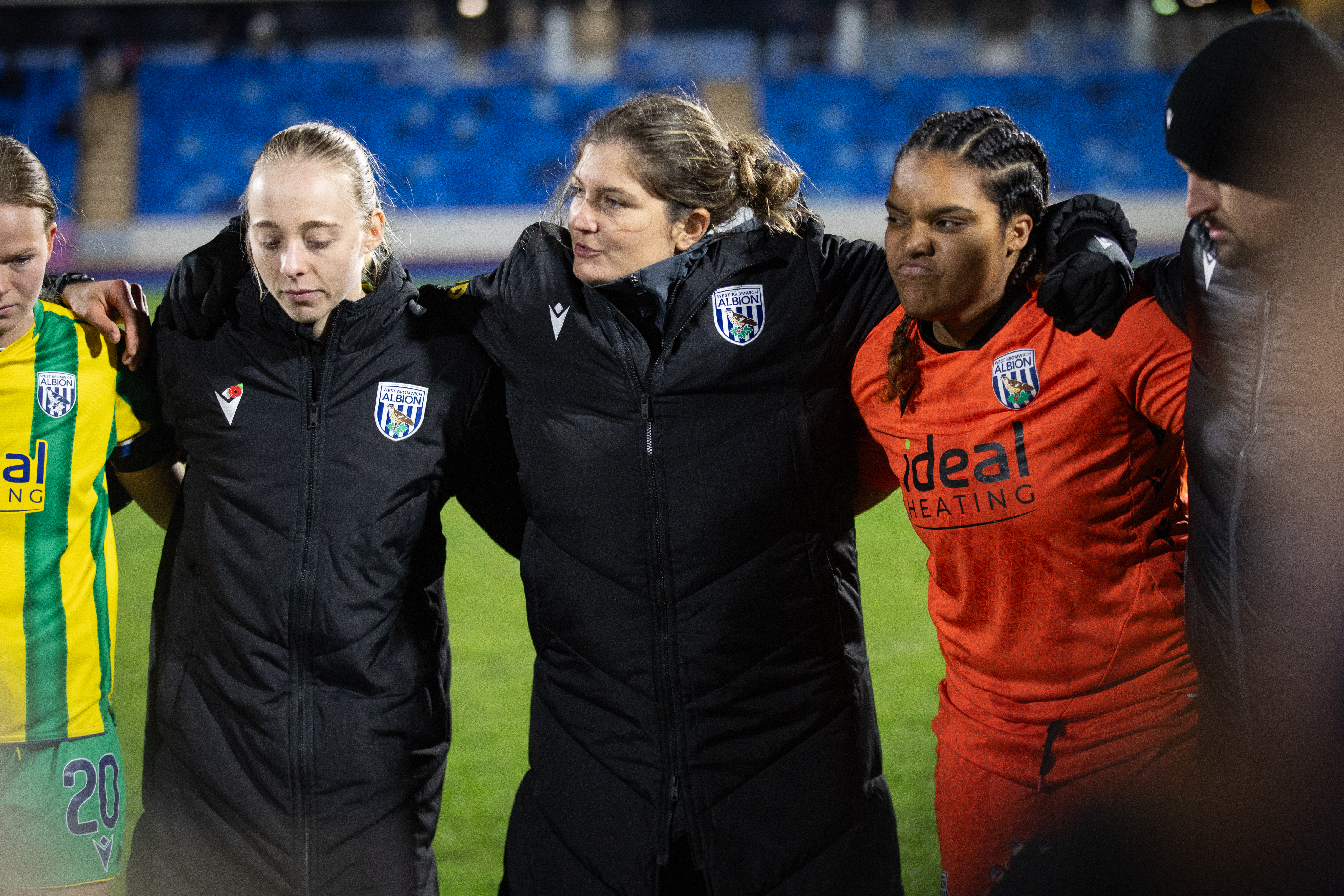 Ellie May, Siobhan Hodgetts-Still & Lavarna Johnson stood side-by-side in a huddle