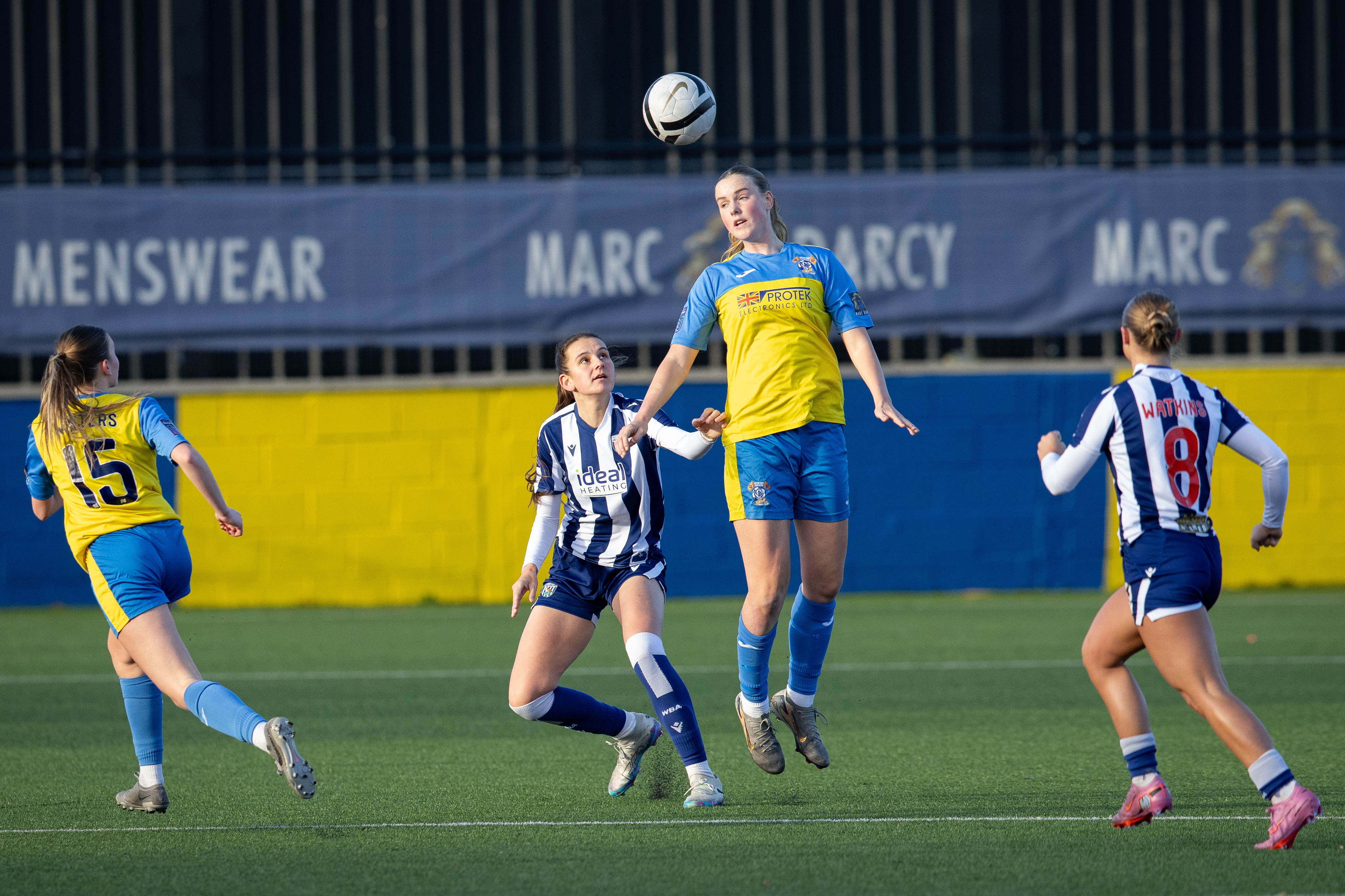 Izzy Green in action against Sporting Khalsa.