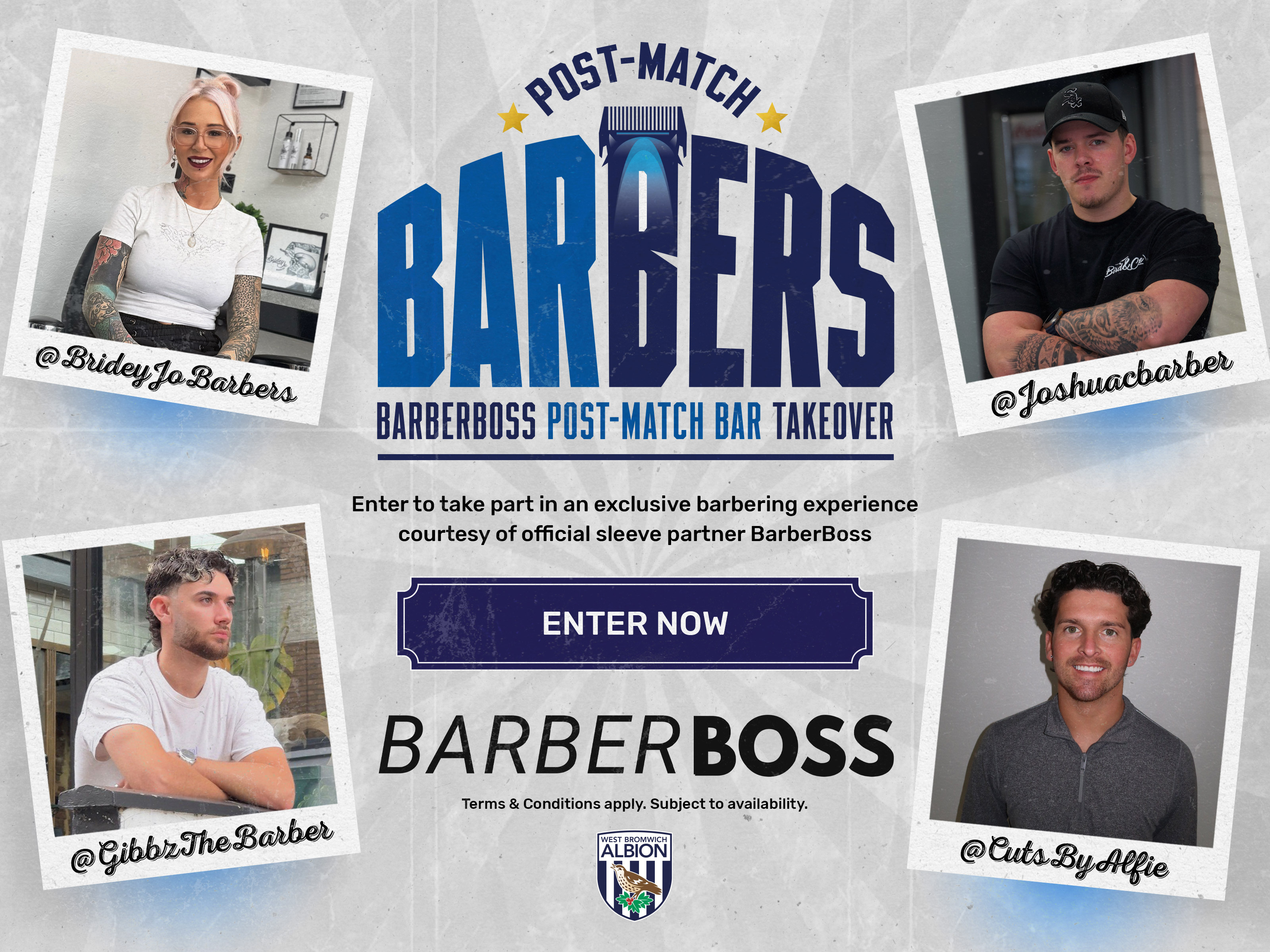 BarberBosss Post Match Bar Takeover