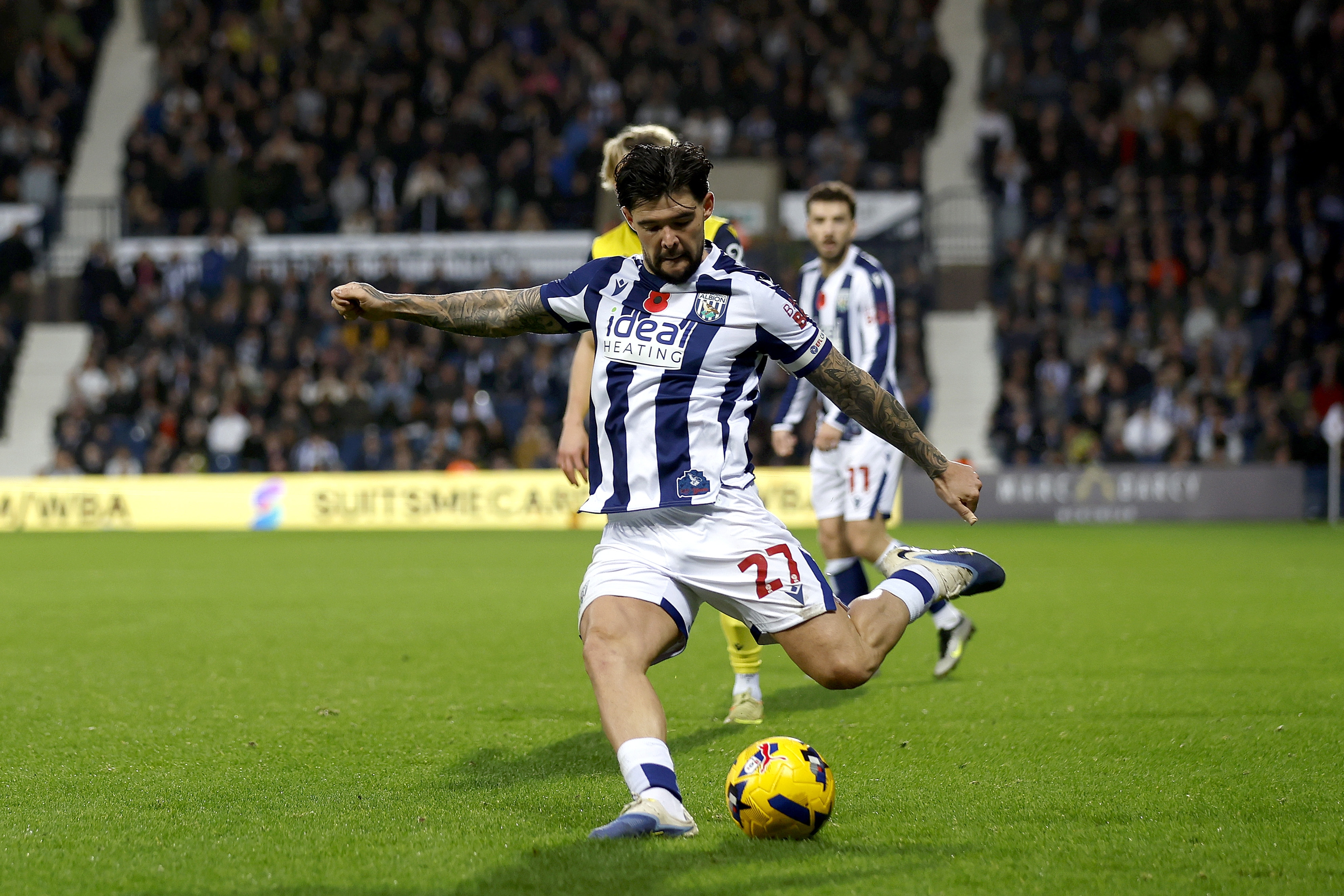 Alex Mowatt on the ball against Oxford