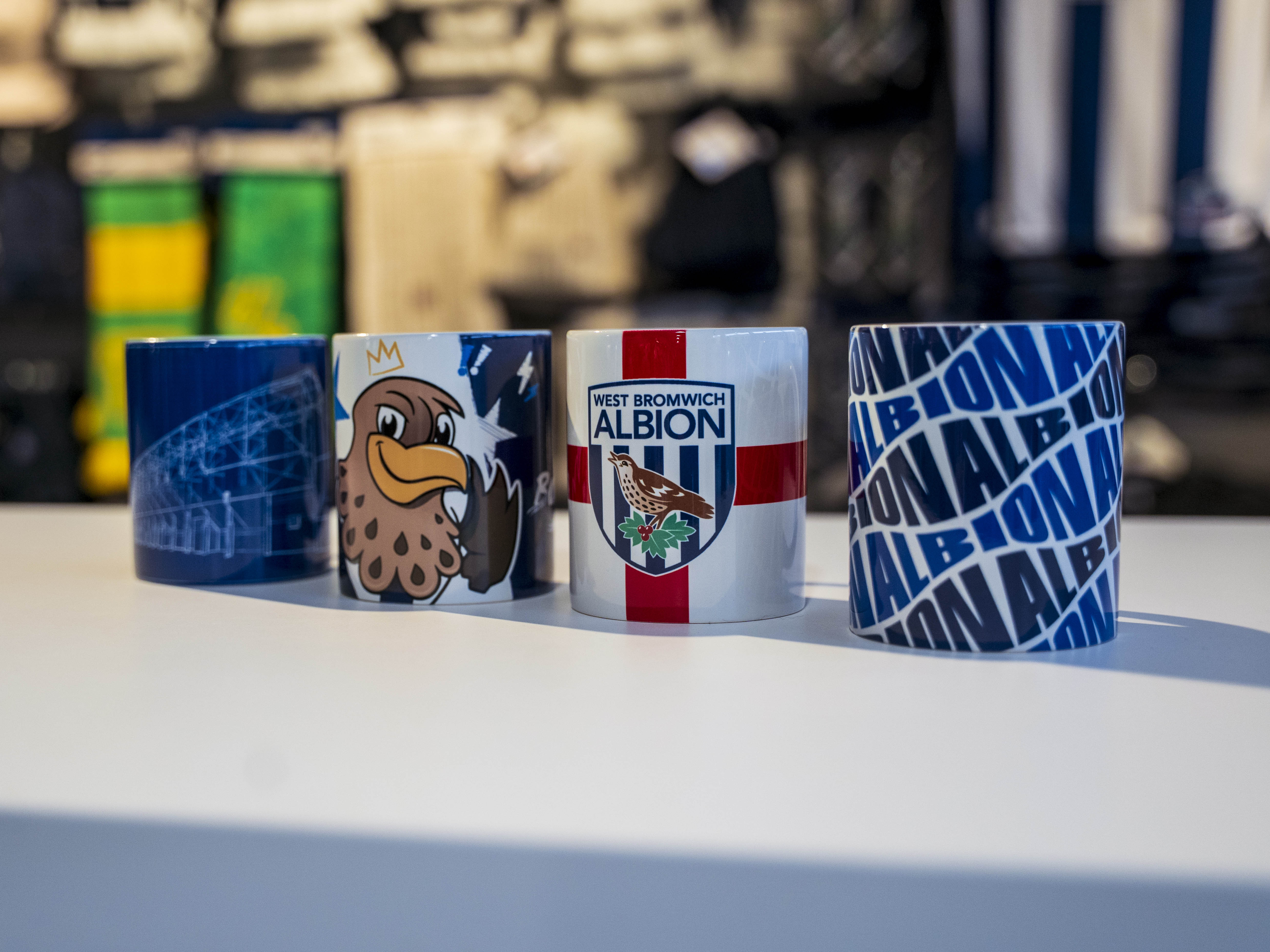 A general photo of the Albion Alcove club shop in West Bromwich