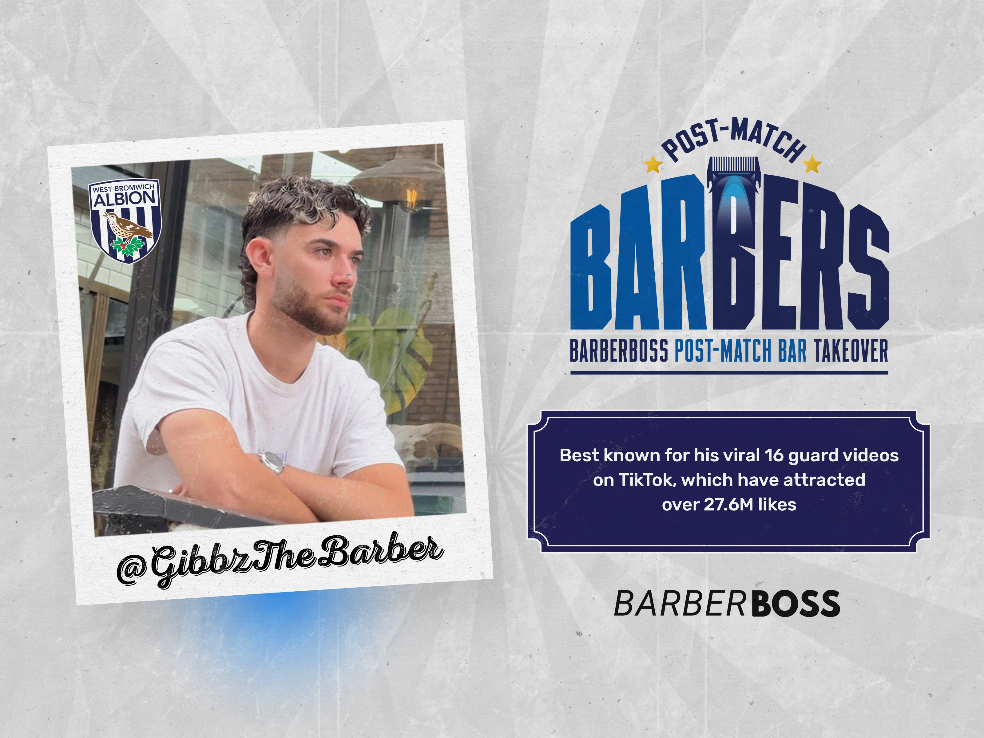 @GibzTheBarber - best known for his viral 16 guard videos on TikTok, which have attracted over 27.6M likes.