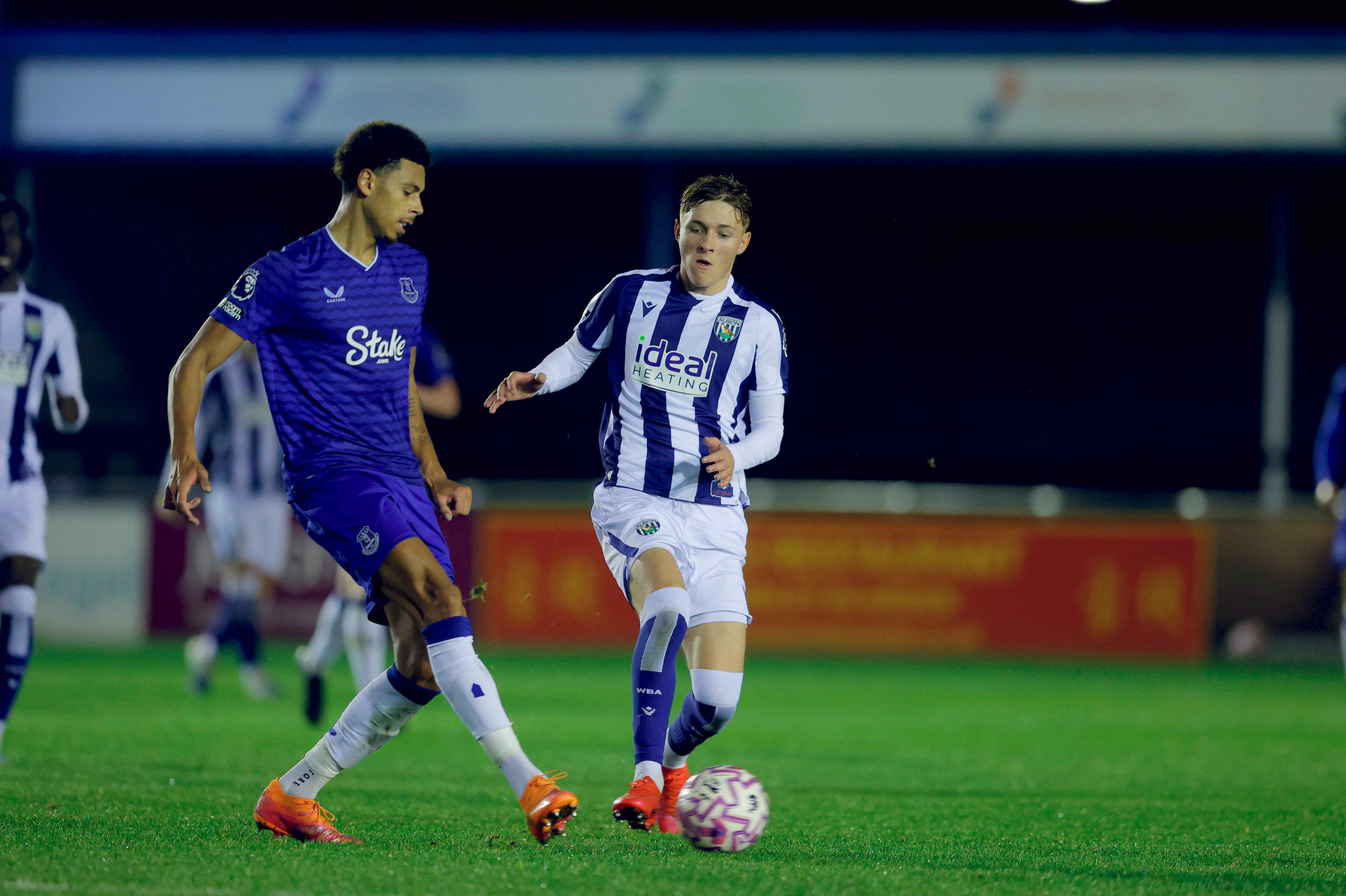 Ollie Bostock in action.