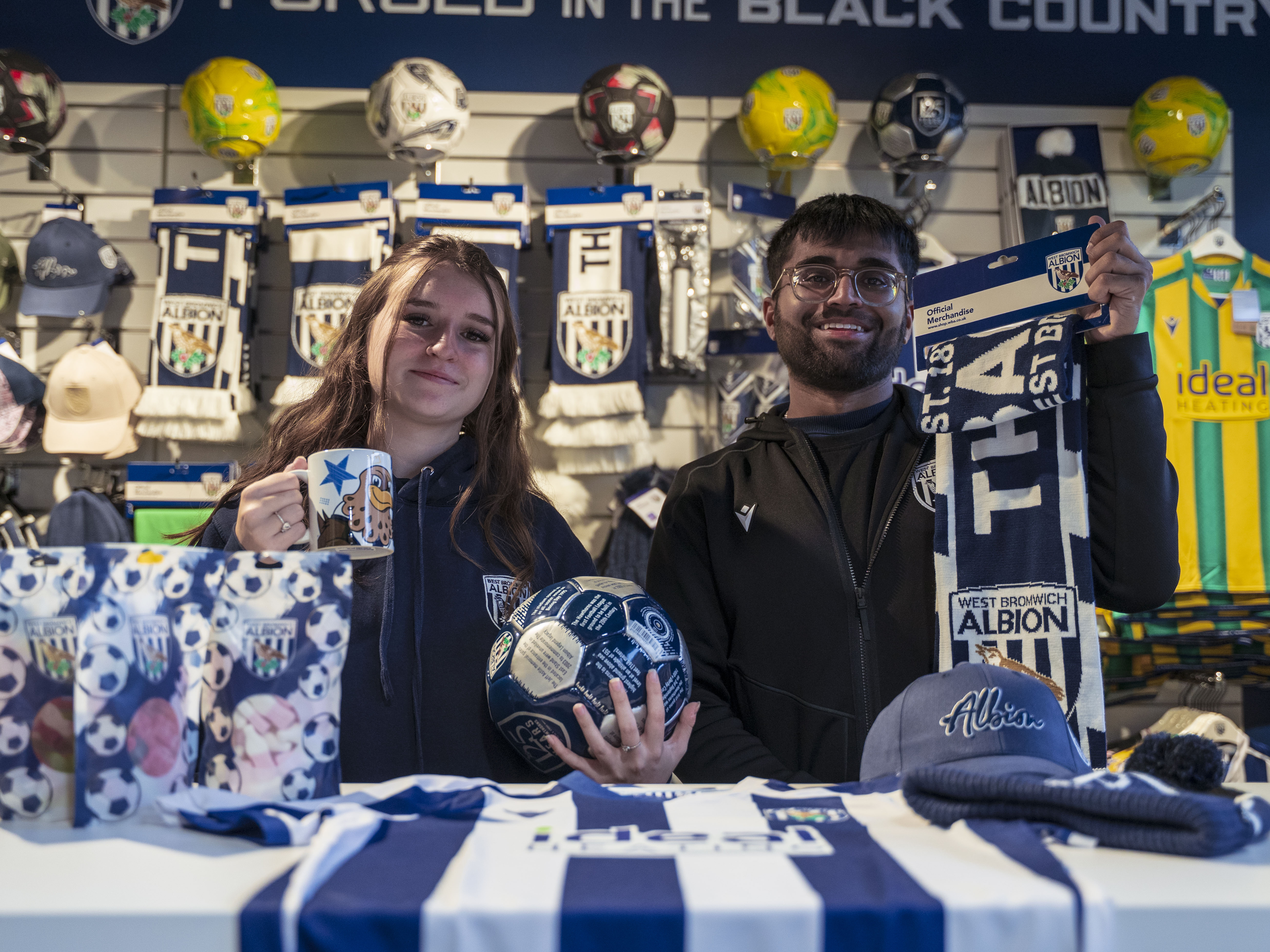 A photo of staff working at the new Albion Alcove 