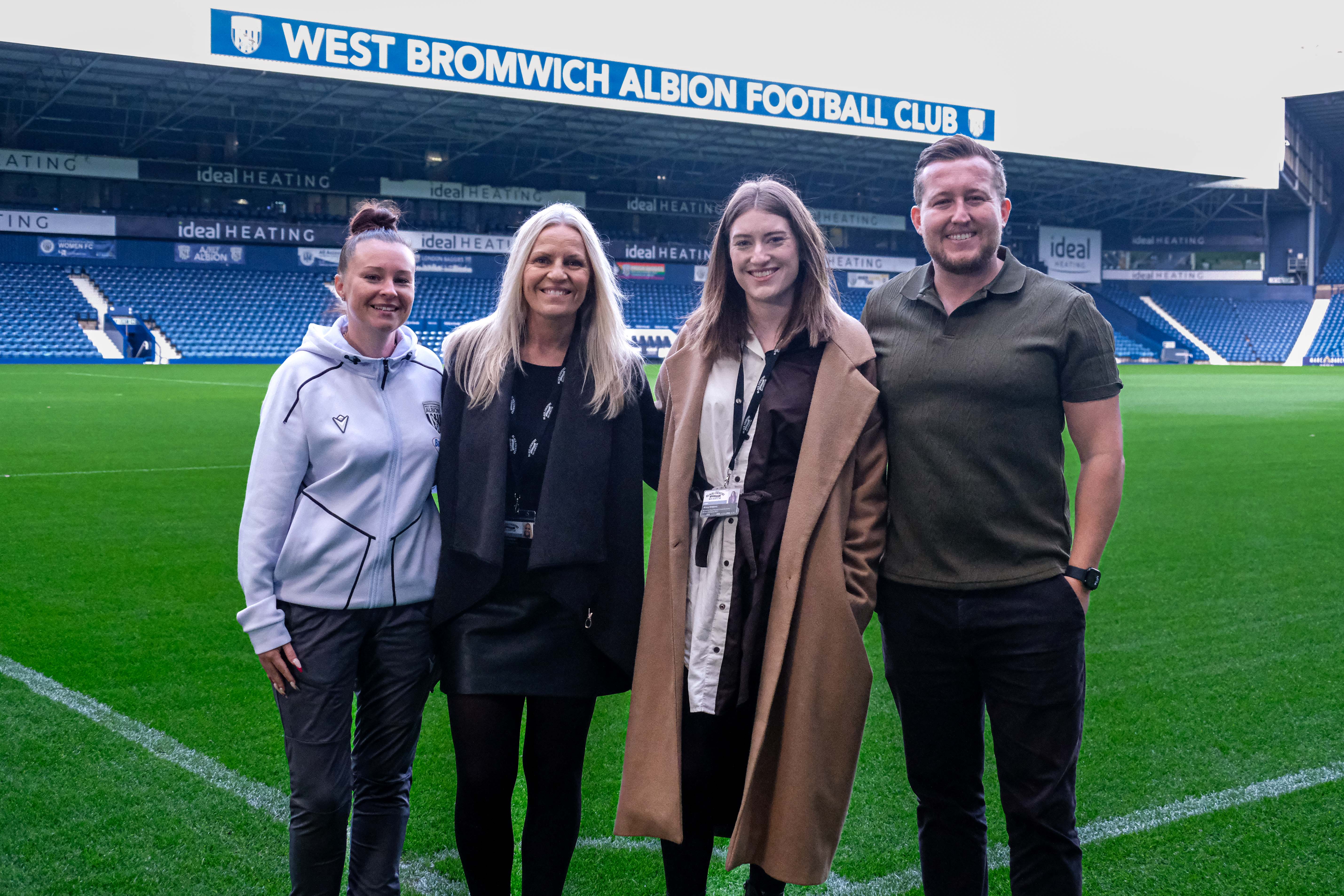 The Foundation partnership team with two members of staff from the Black Country Living Museum.