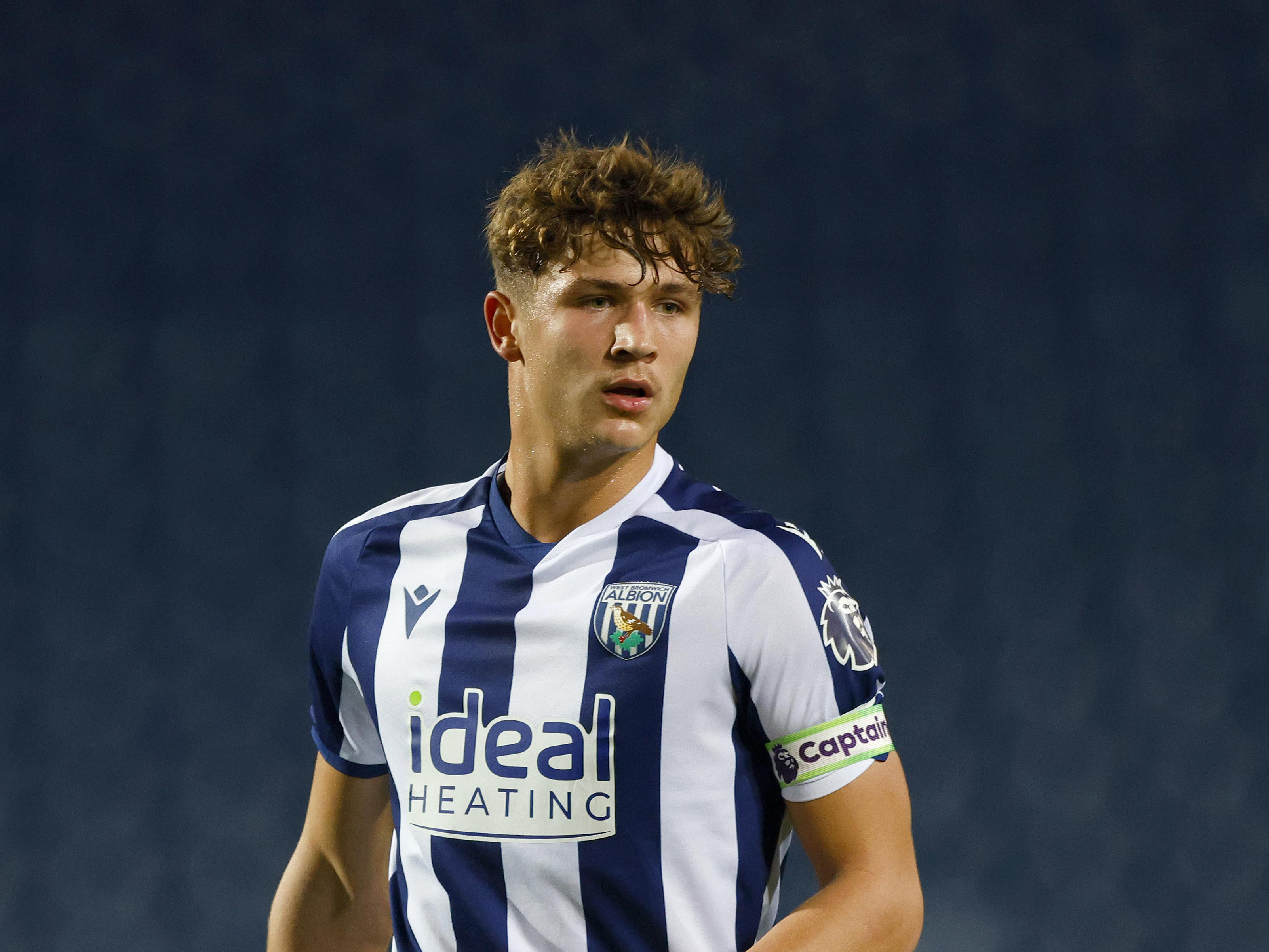 Cole Deeming in action for the PL2 team in the home kit 