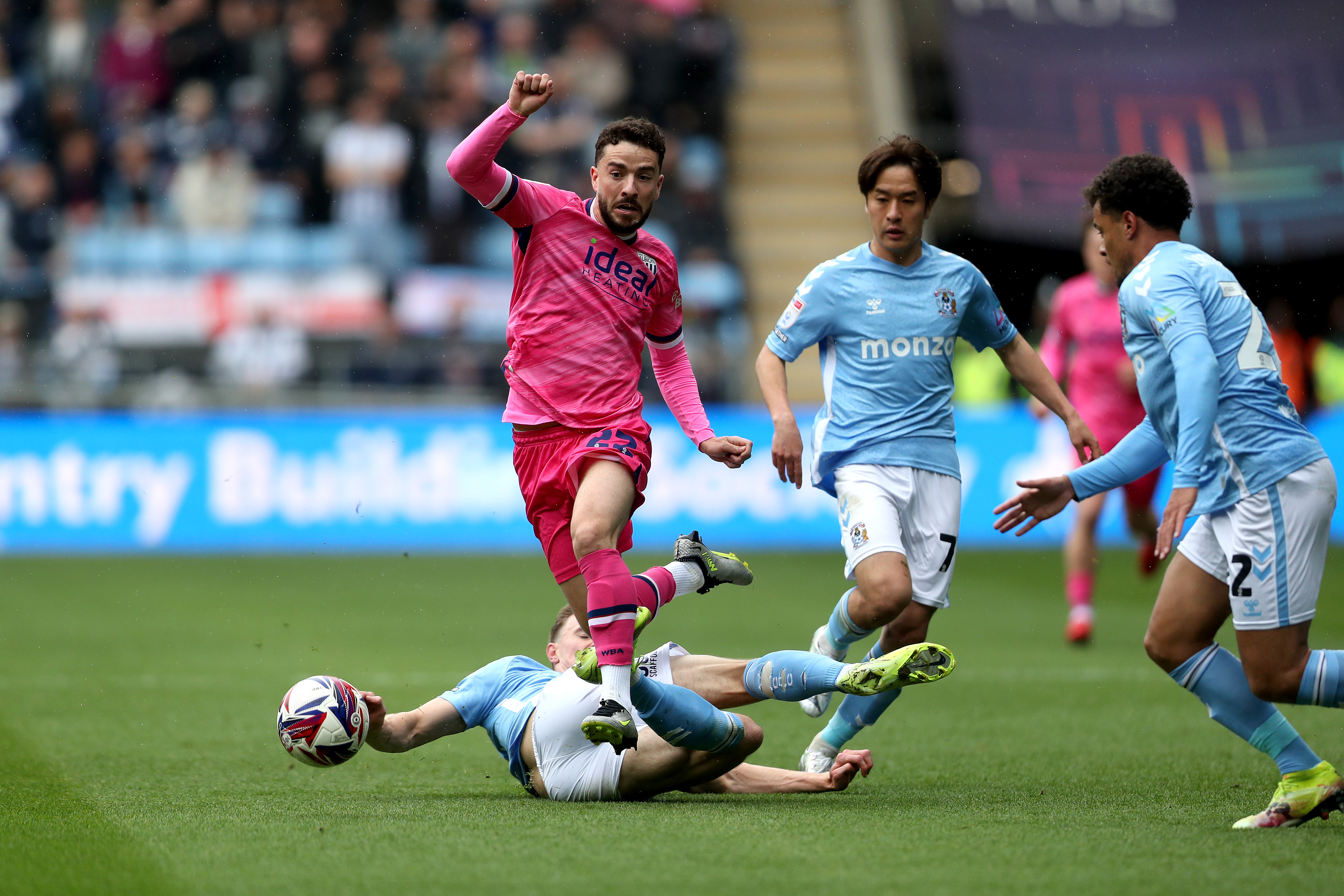Mikey Johnston in action against Coventry 