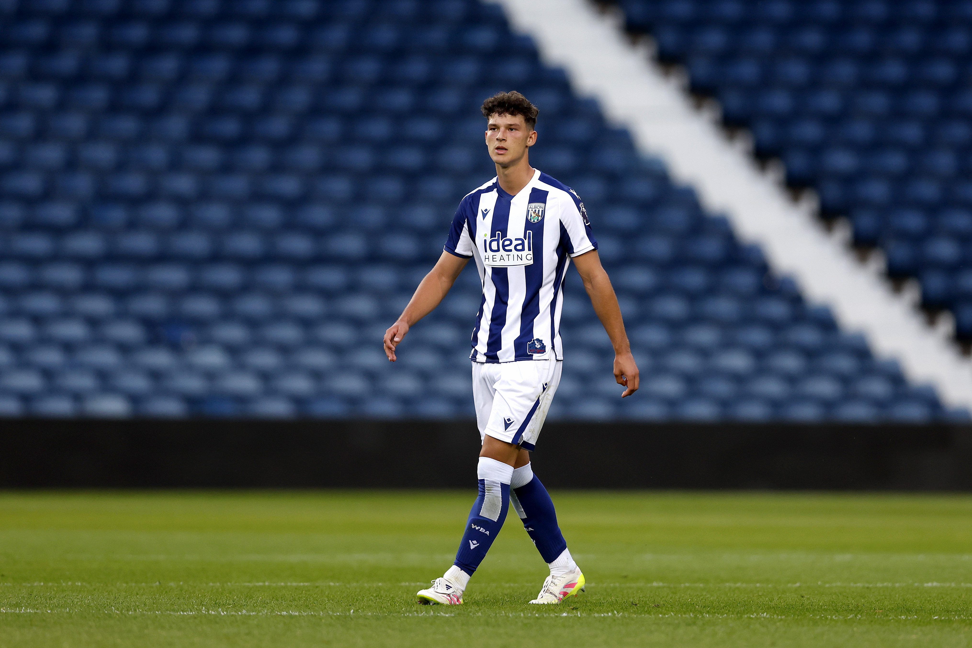 Noah DuPont in action at The Hawthorns.