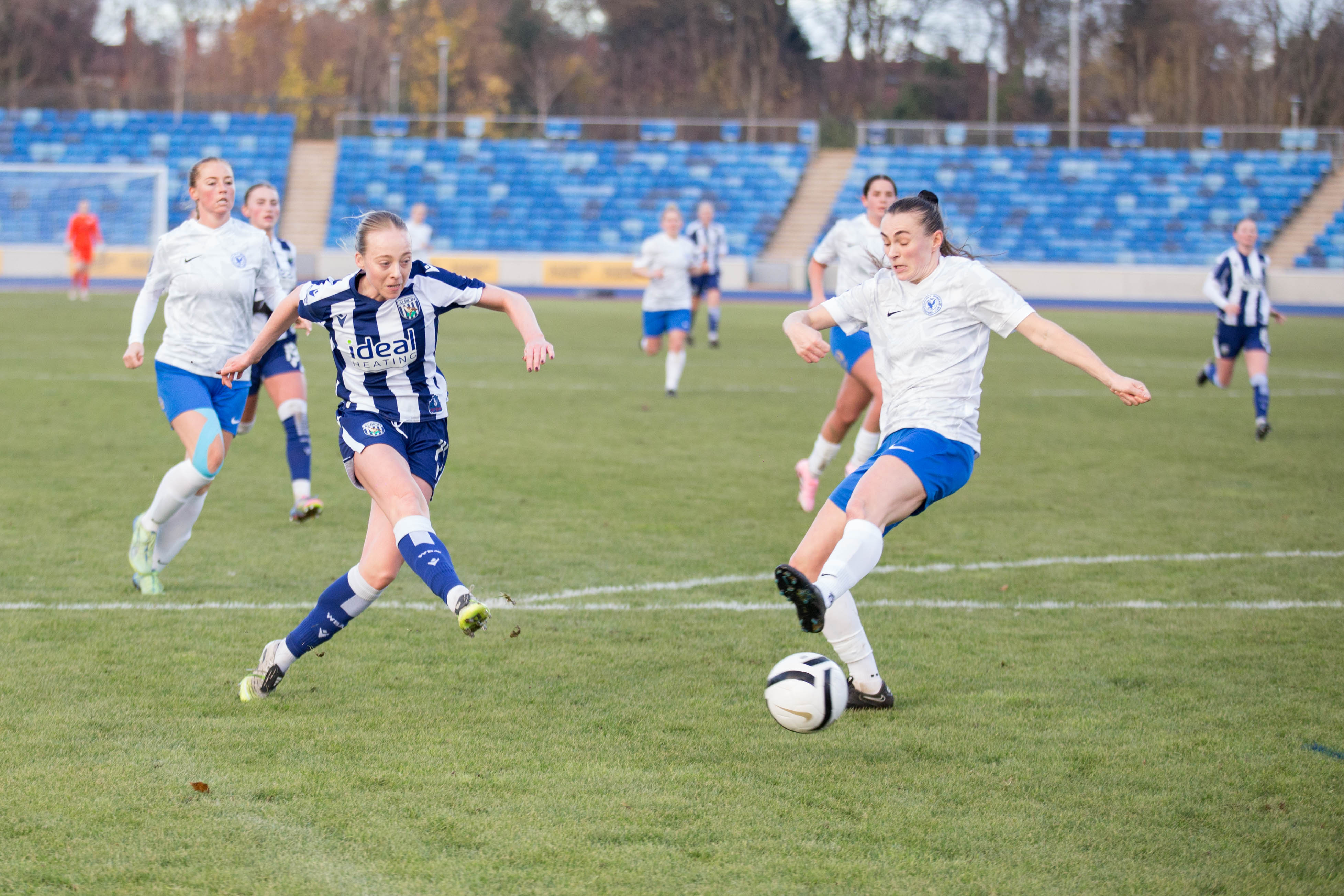 Ellie May shoots against Halifax.