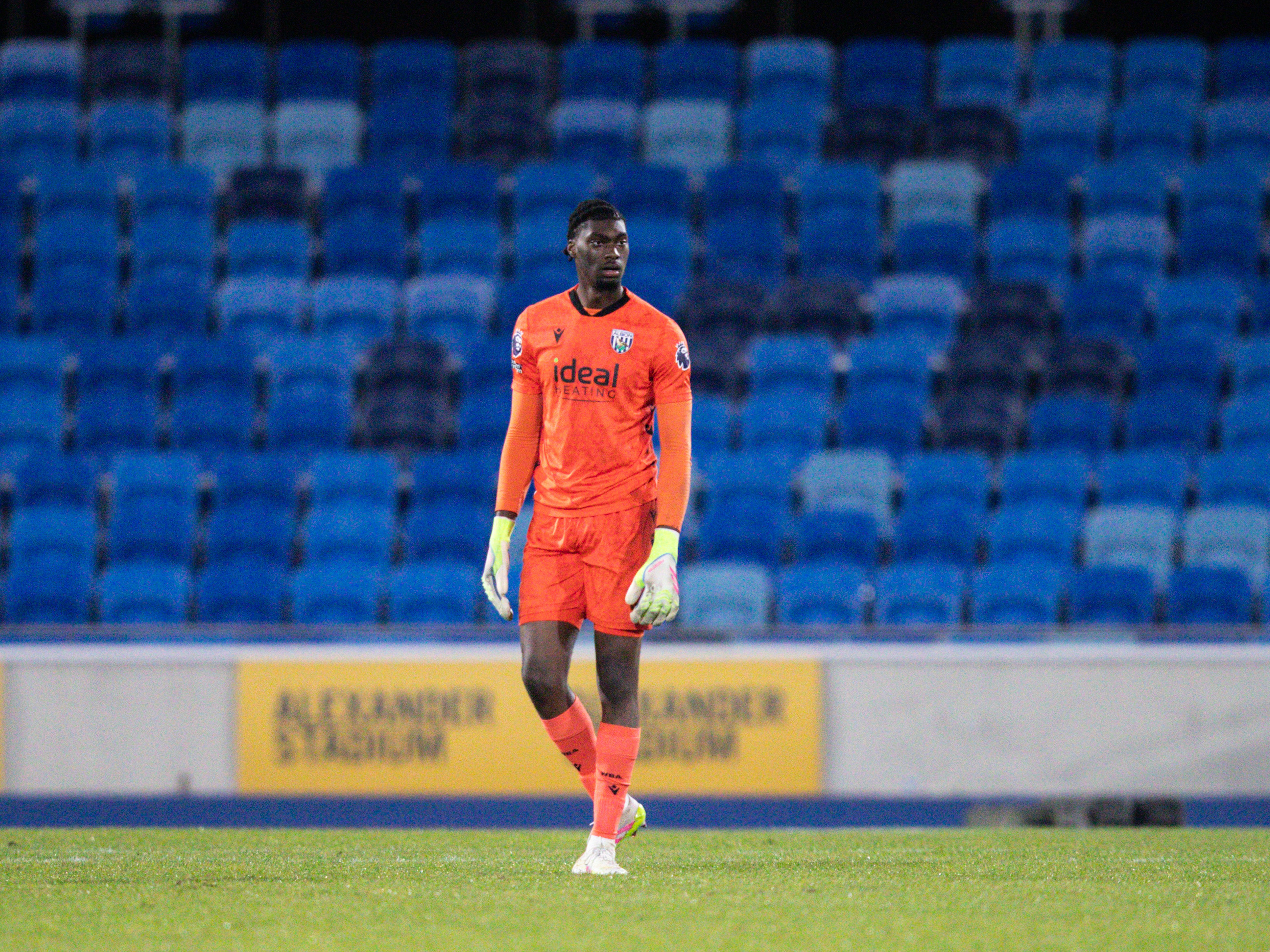 A photo of Albion U21 goalkeeper Brian Okonkwo