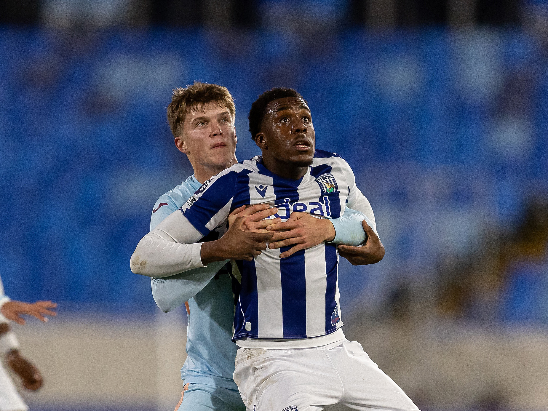 Souleyman Mandey in action against Brentford in a PL2 clash