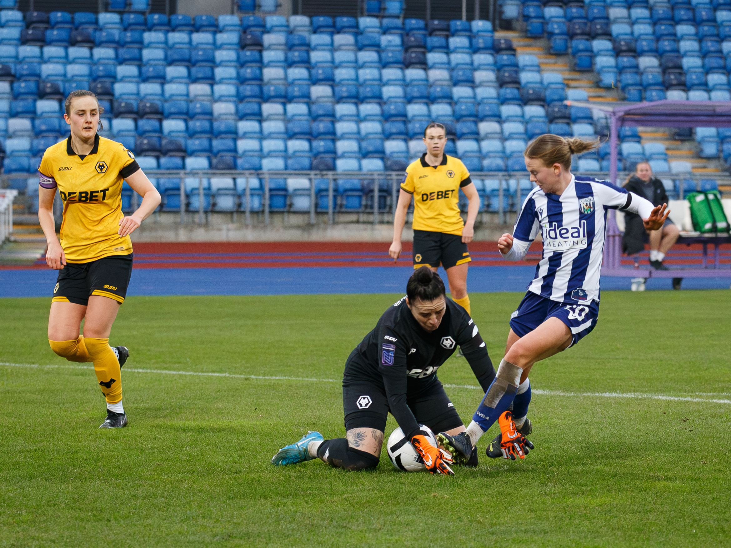Phoebe Warner of WBA Women v Wolves Women