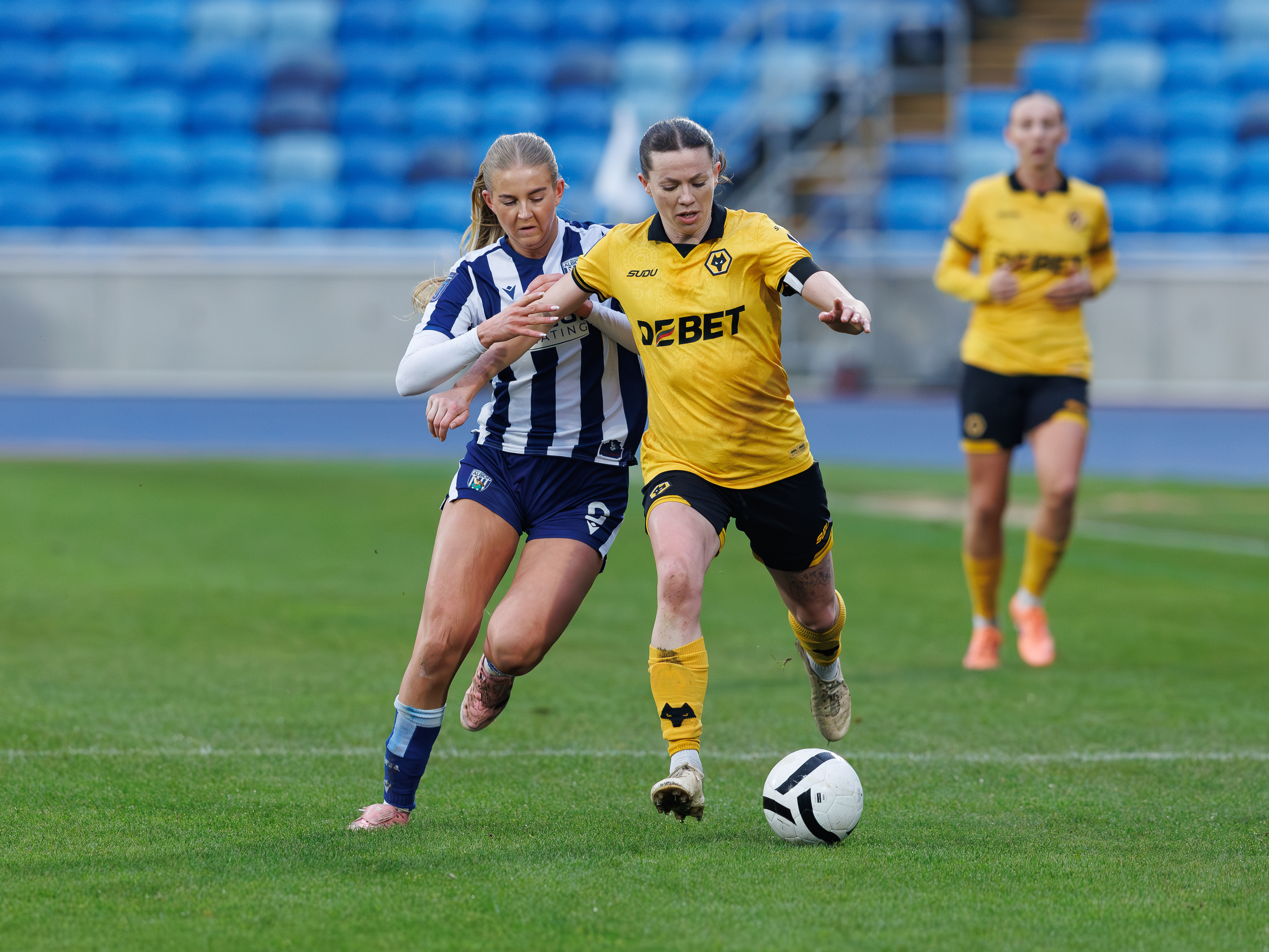 Rhianne Oakley of WBA Women against Wolves Women