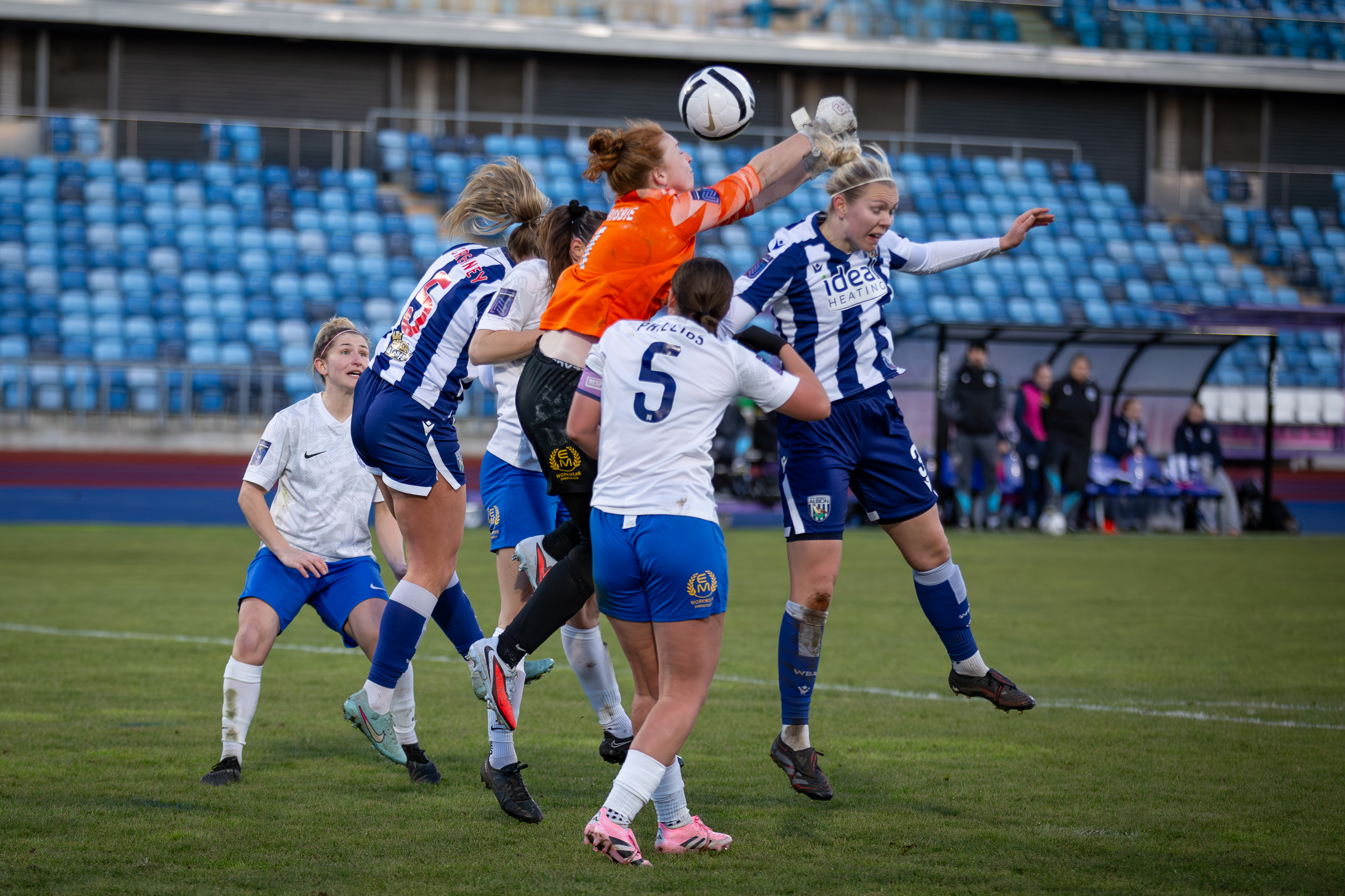 Albion in action against Halifax.