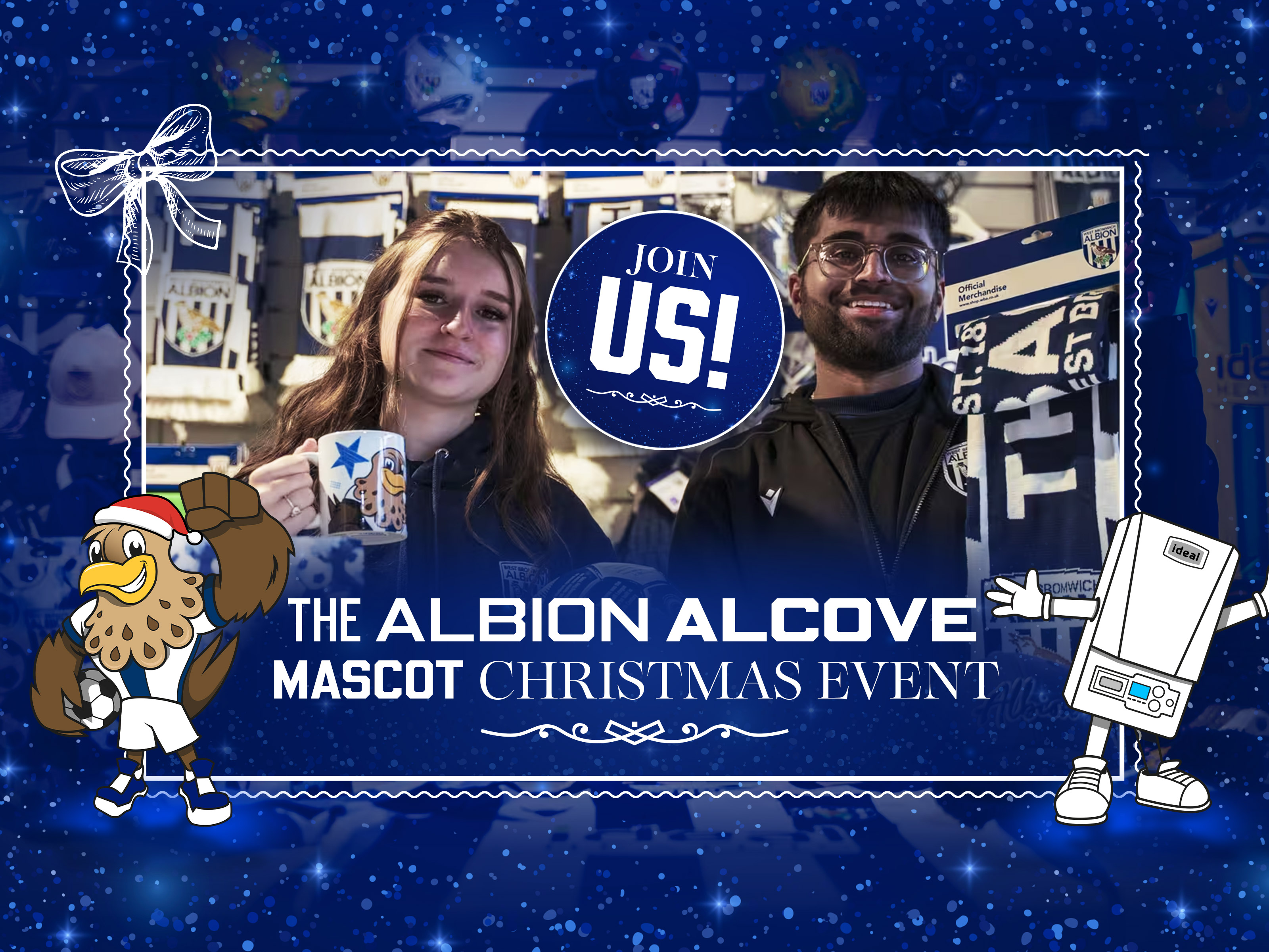 Albion Alcove Christmas event graphic 