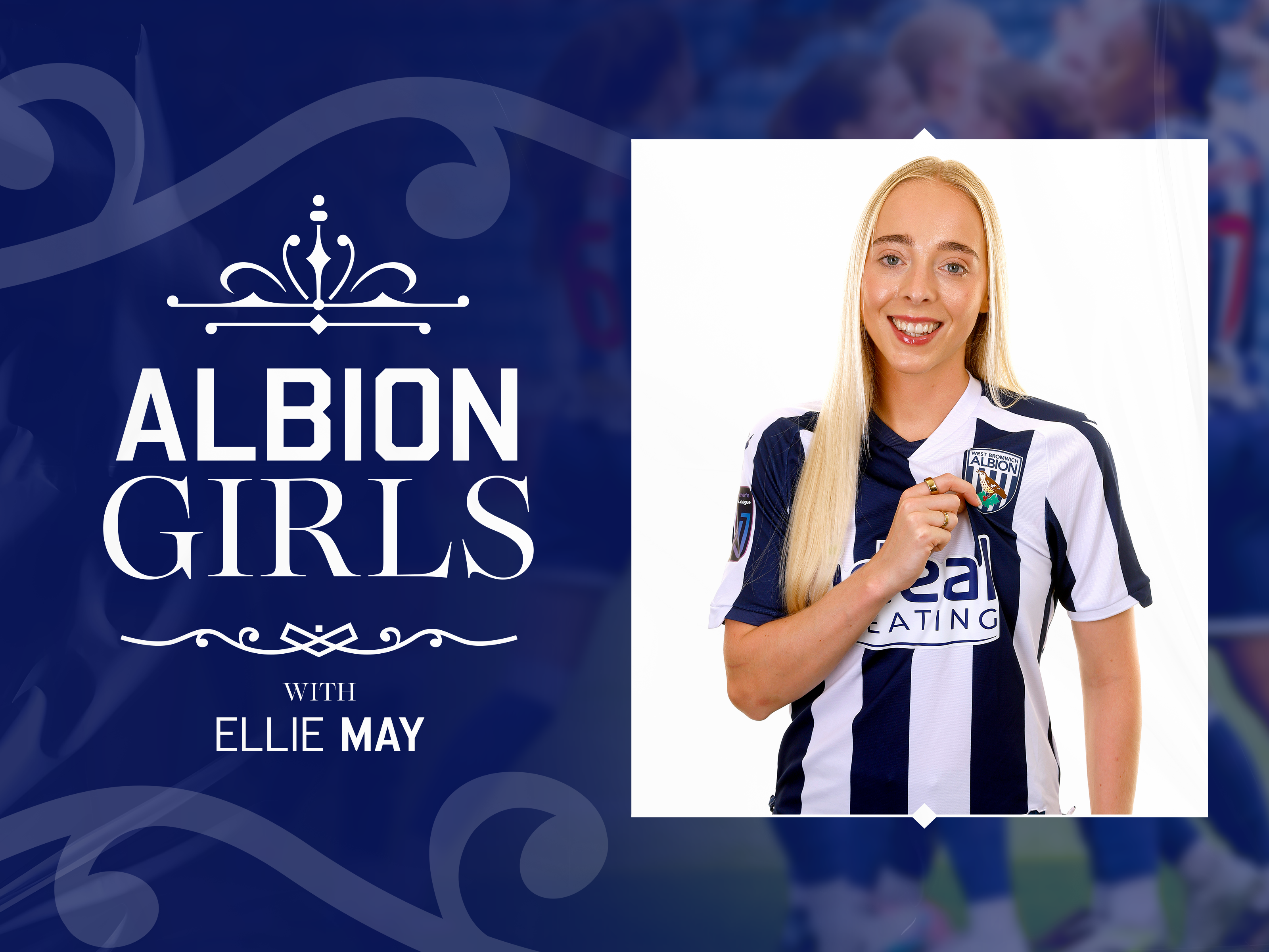 A thumbnail showing the Albion Girls graphic and a photo of Ellie May.