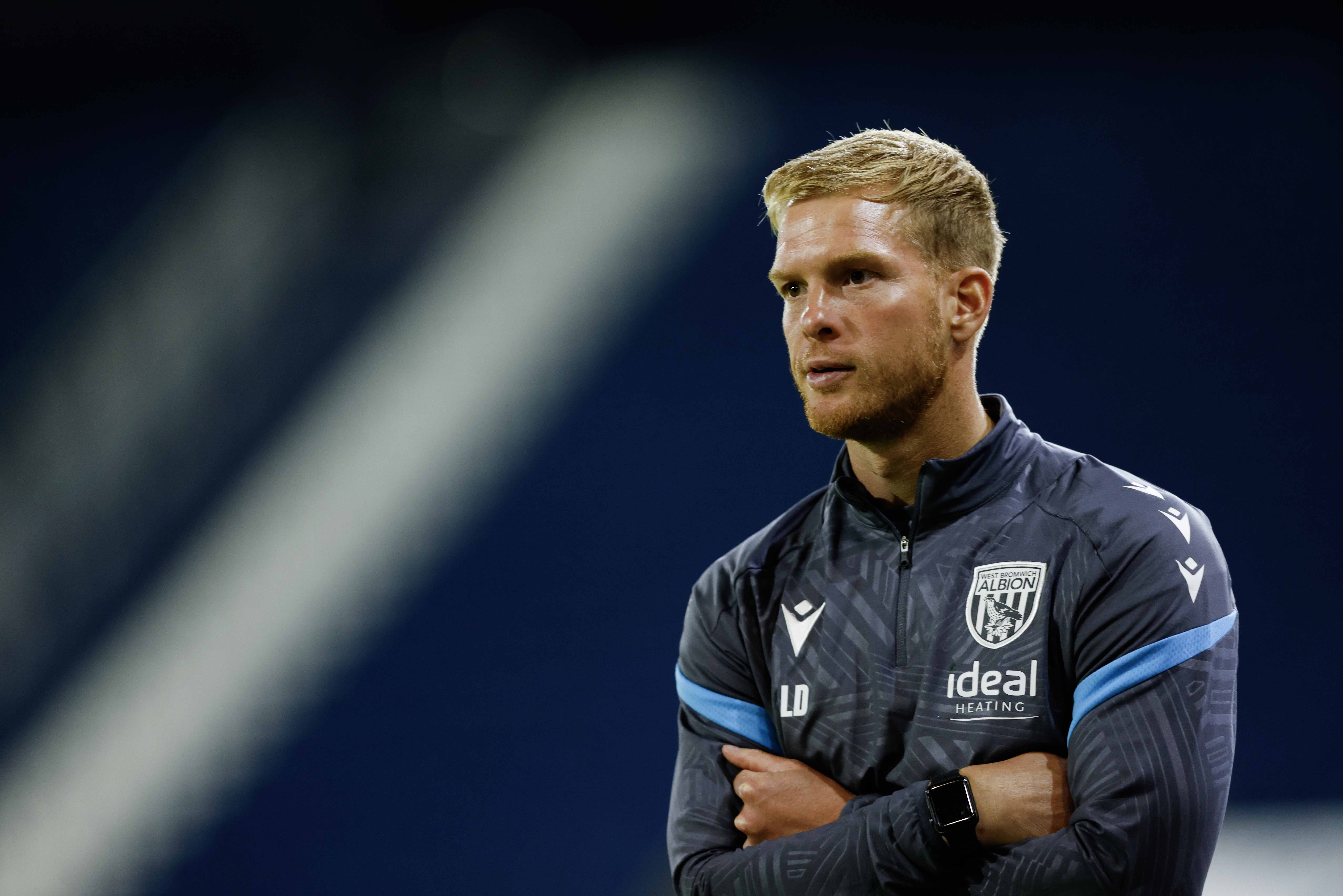 Leigh Downing managing Albion U21s.