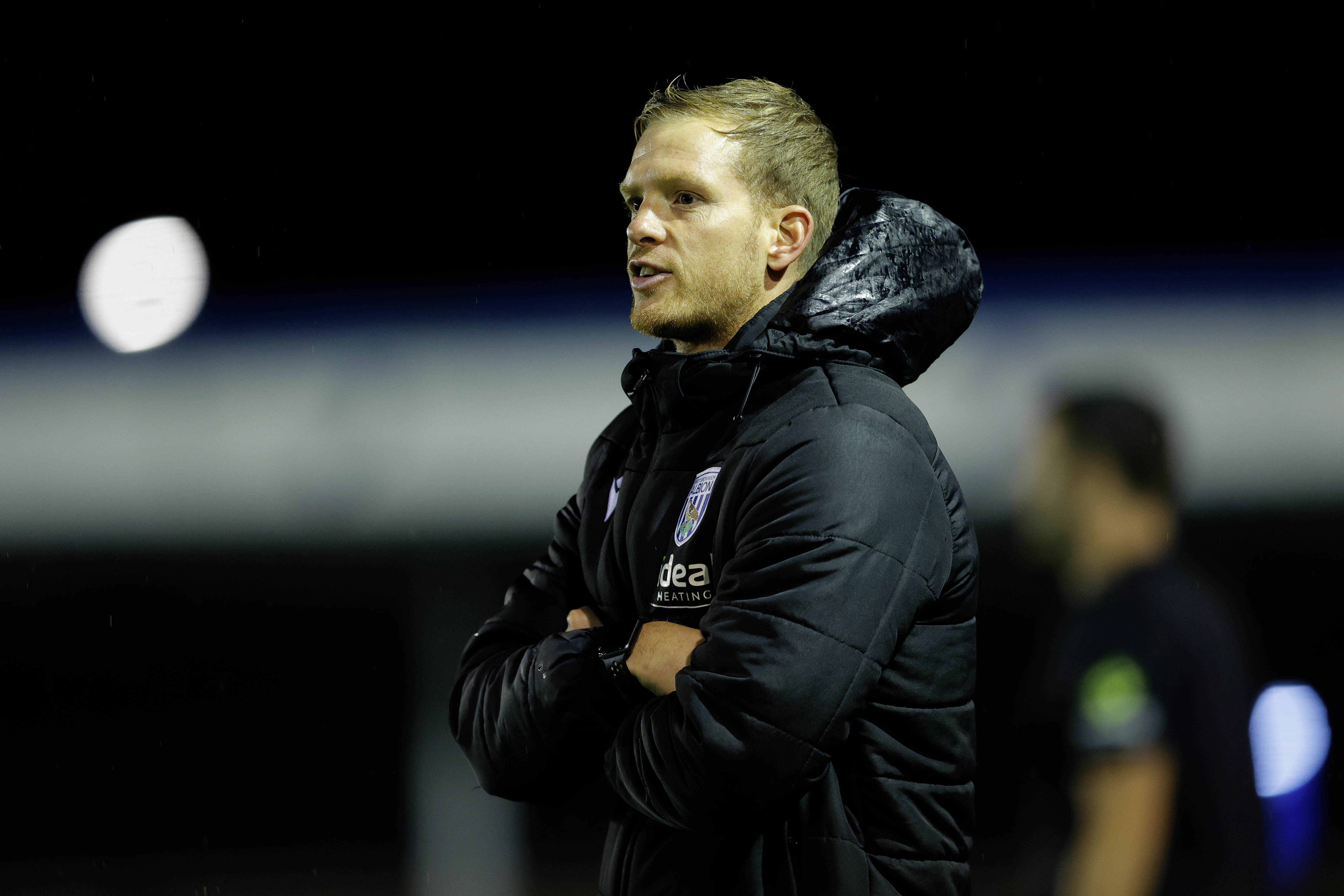 Leigh Downing managing Albion U21s.