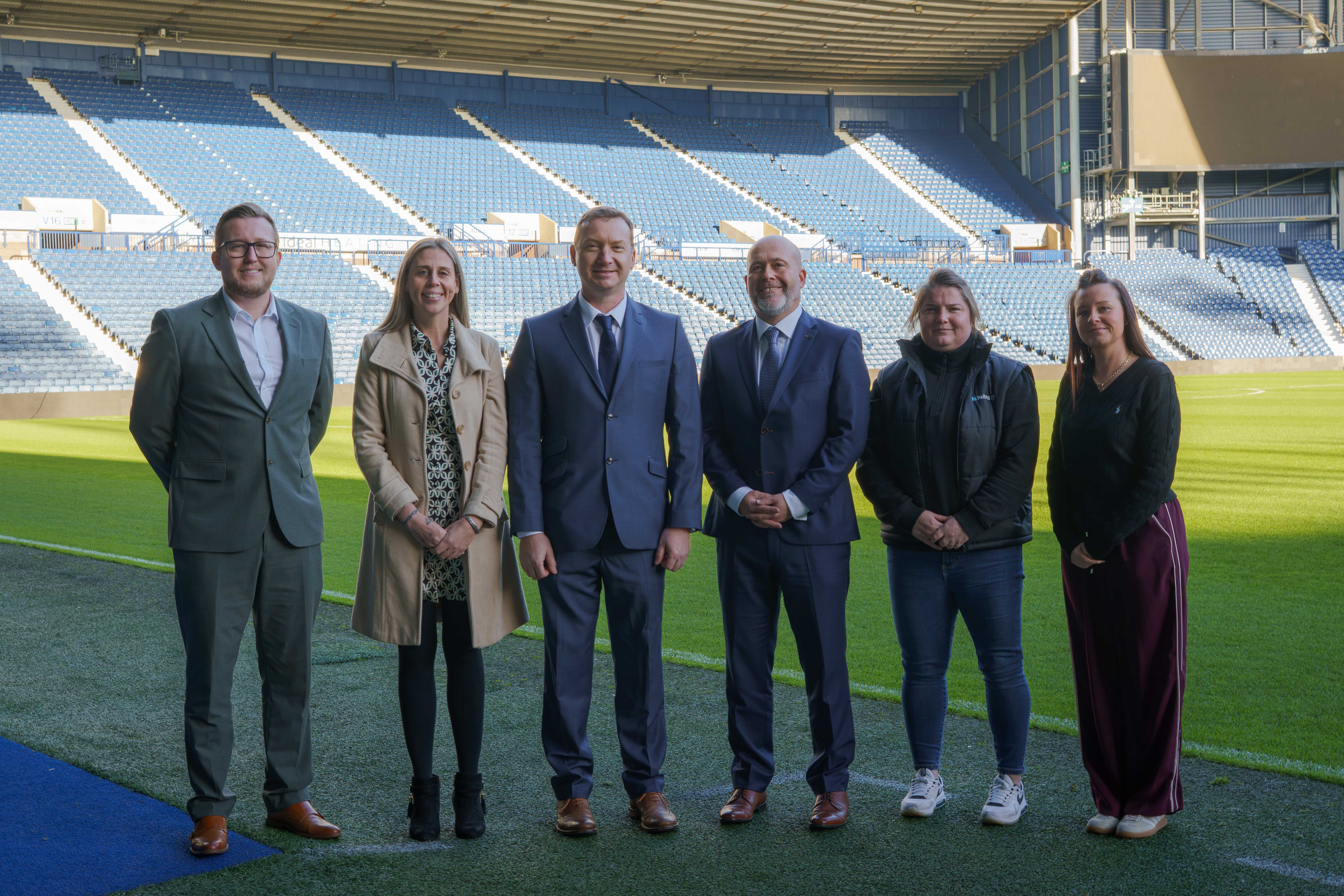 Hubtel IT with Deputy Director Jon ward and Partnerships Coordinator Jayne Norton